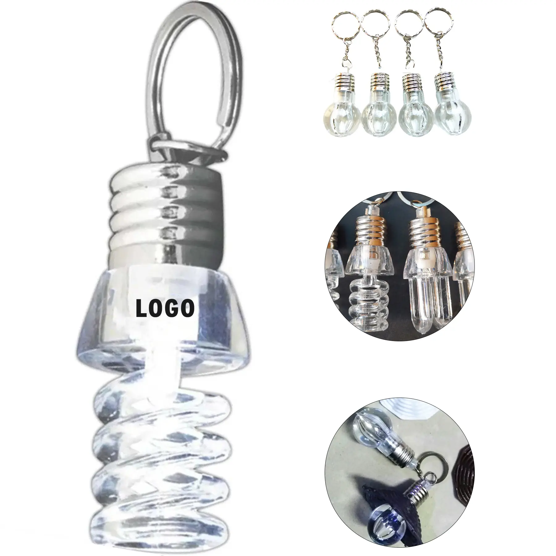 Twist LED Bulb Keyring 2