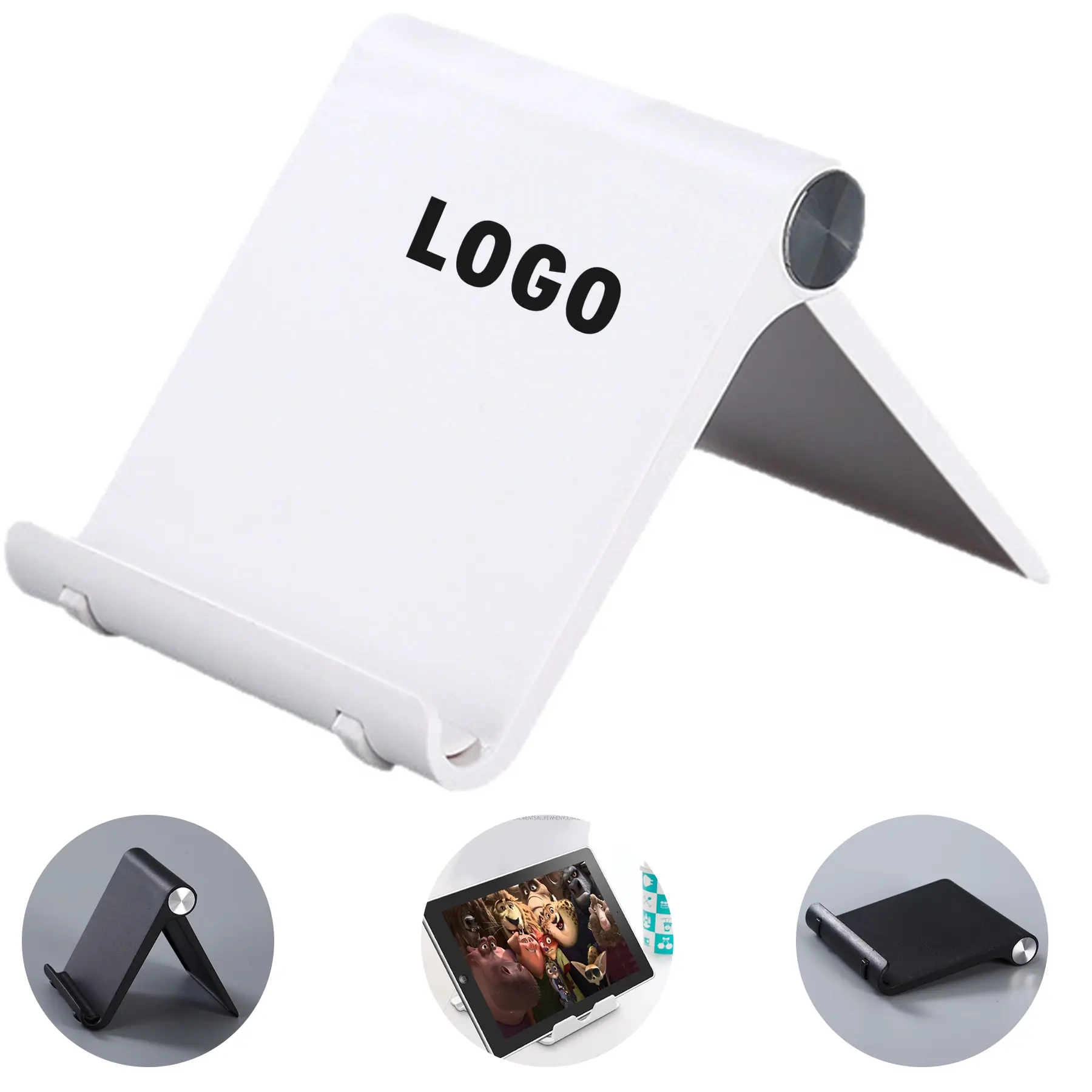 Versatile Foldable Tablet Stand with Adjustable Viewing Angles 2