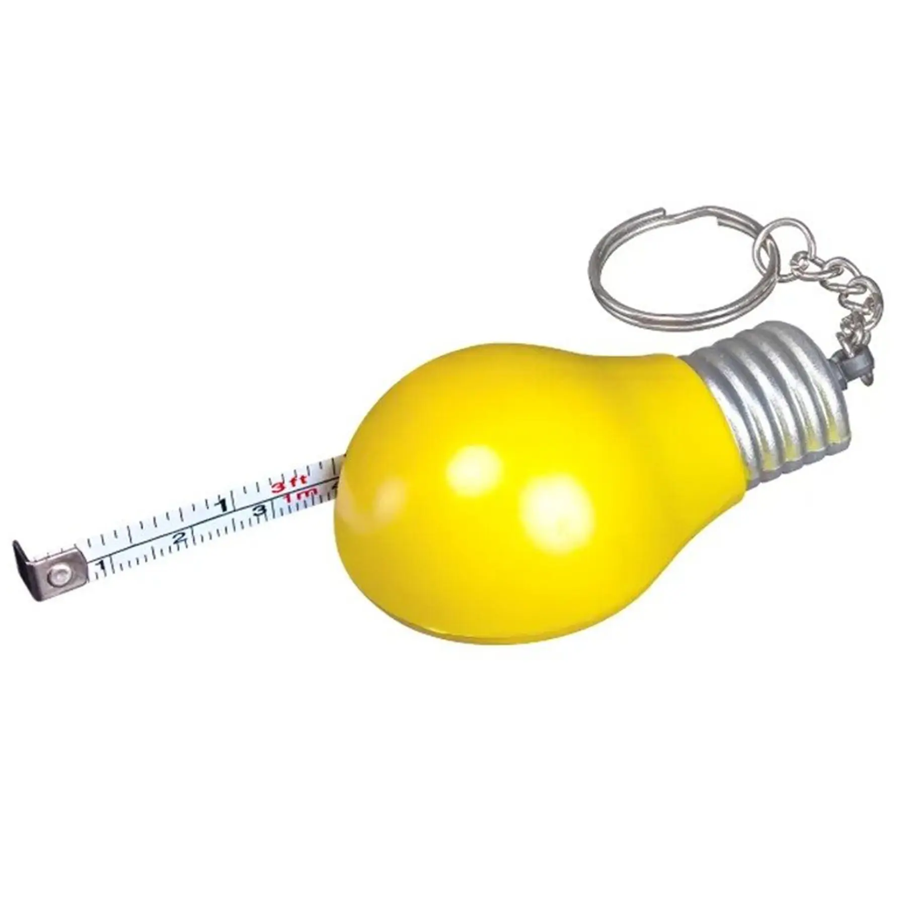 Mini Bulb Tape Measure Keyring