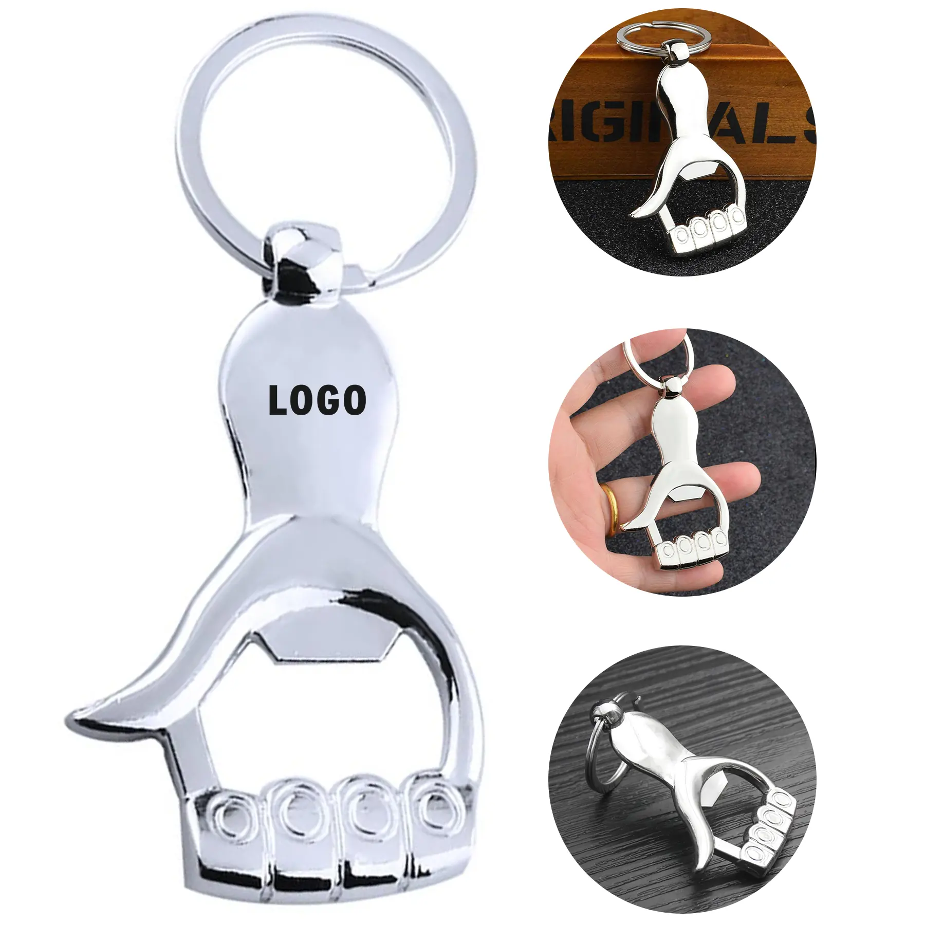 Thumbs Approval Keychain Bottle Opener 2