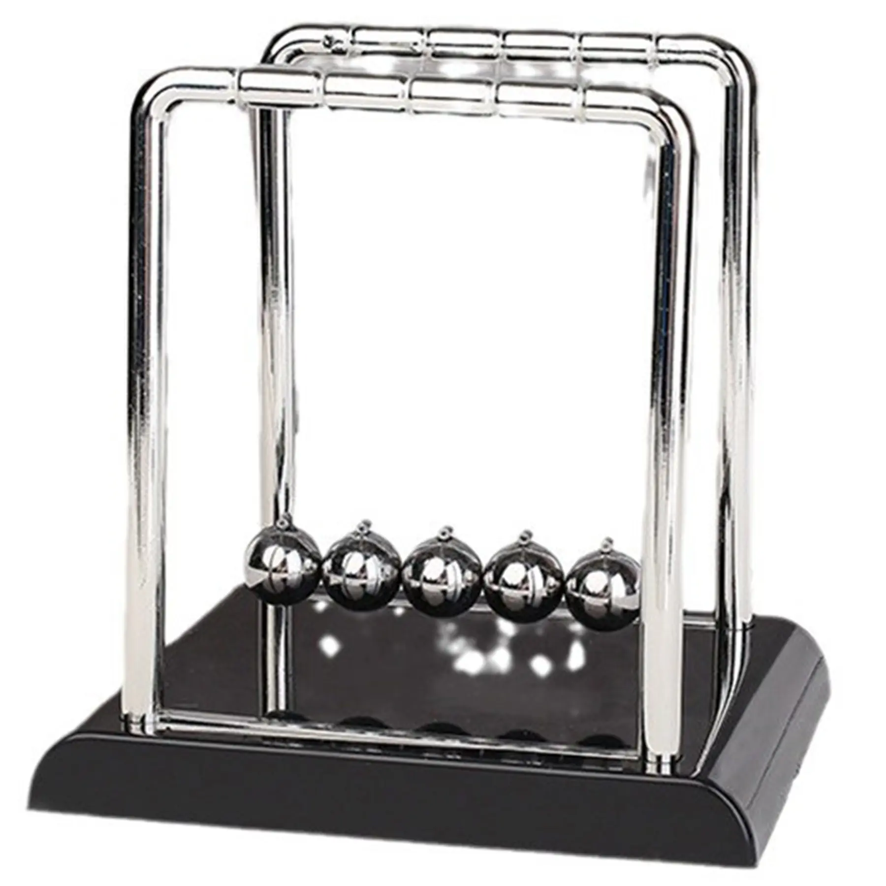 Compact Pendulum Cradle Wood Base