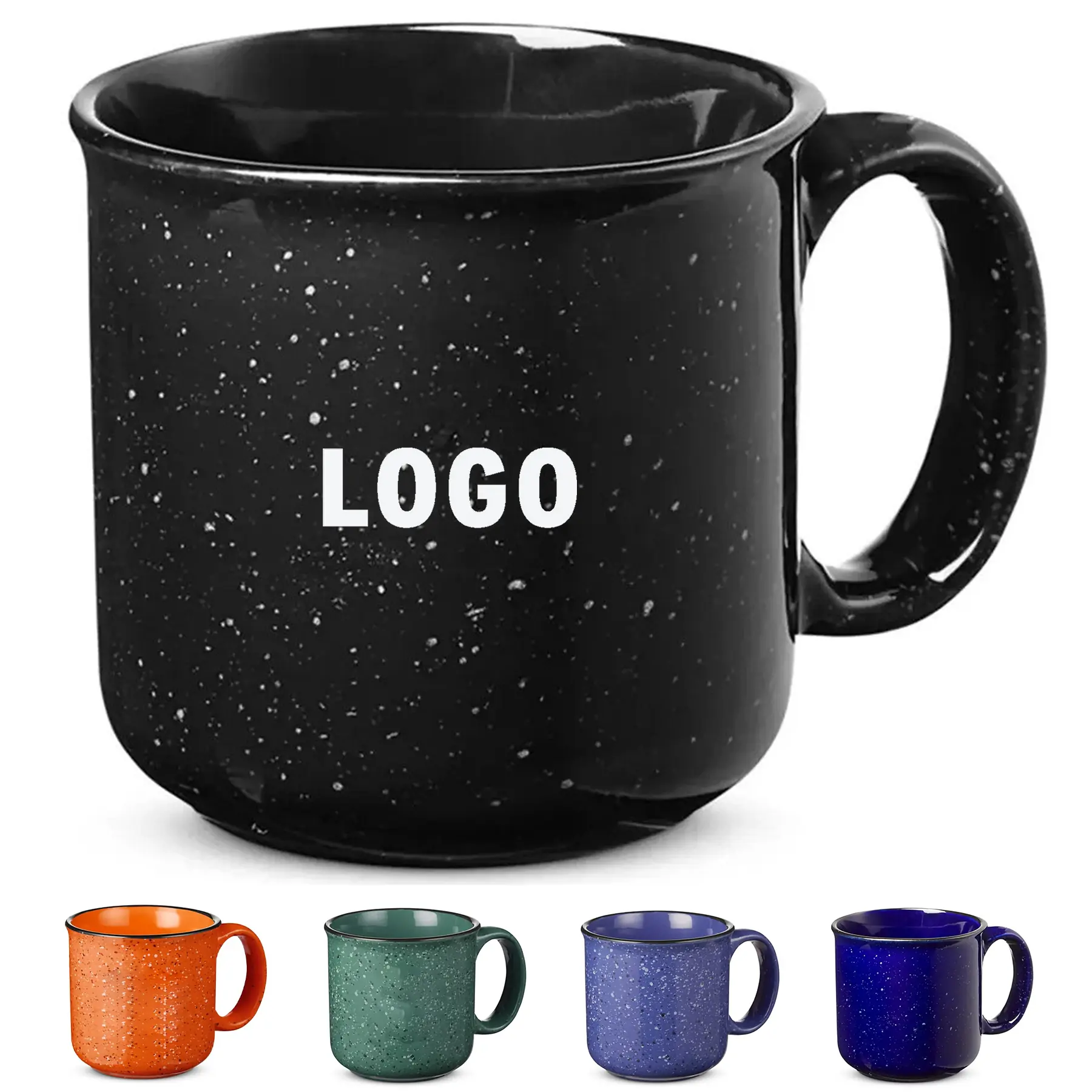 Speckled Ceramic Campfire Mug 15 oz 2