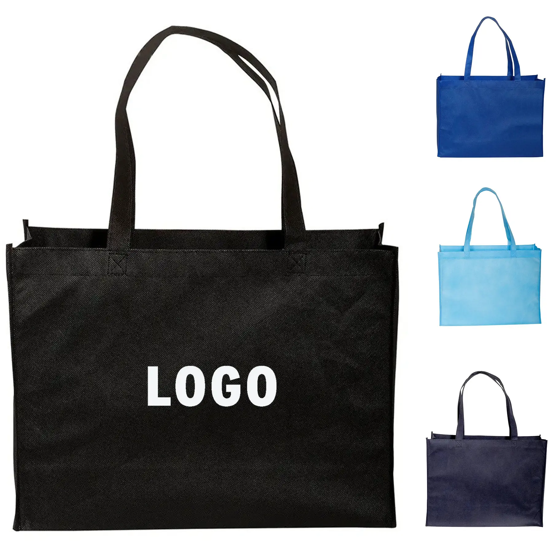 Heavy Duty Nonwoven Reusable Shopping Tote Bag 2
