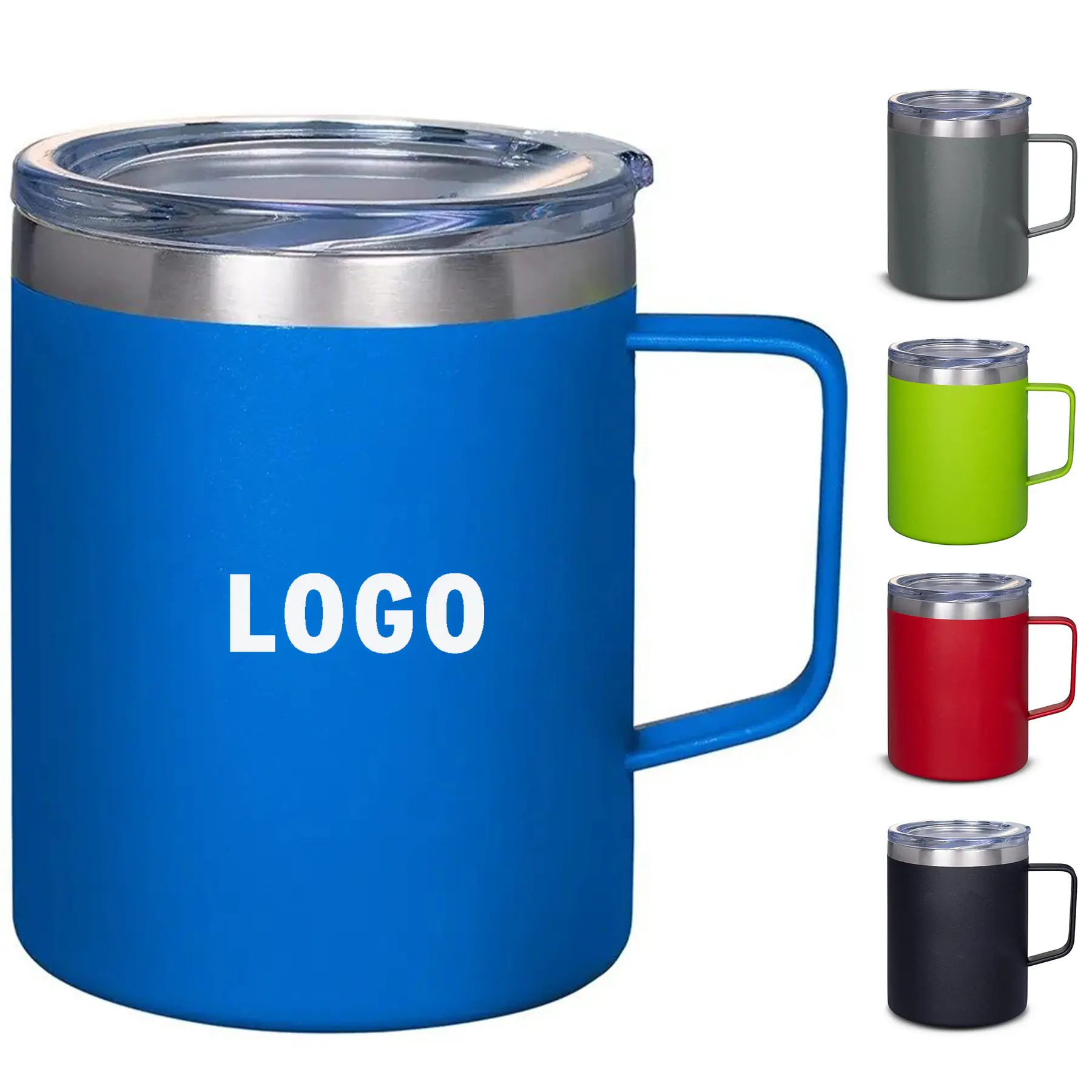 Matte Powder Coated Stainless Steel Mug 12oz 2