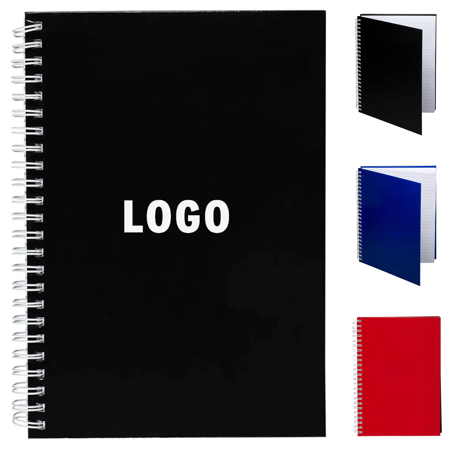 Premium Spiral Bound Journal 80 Lined Sheets Rigid Cover 2
