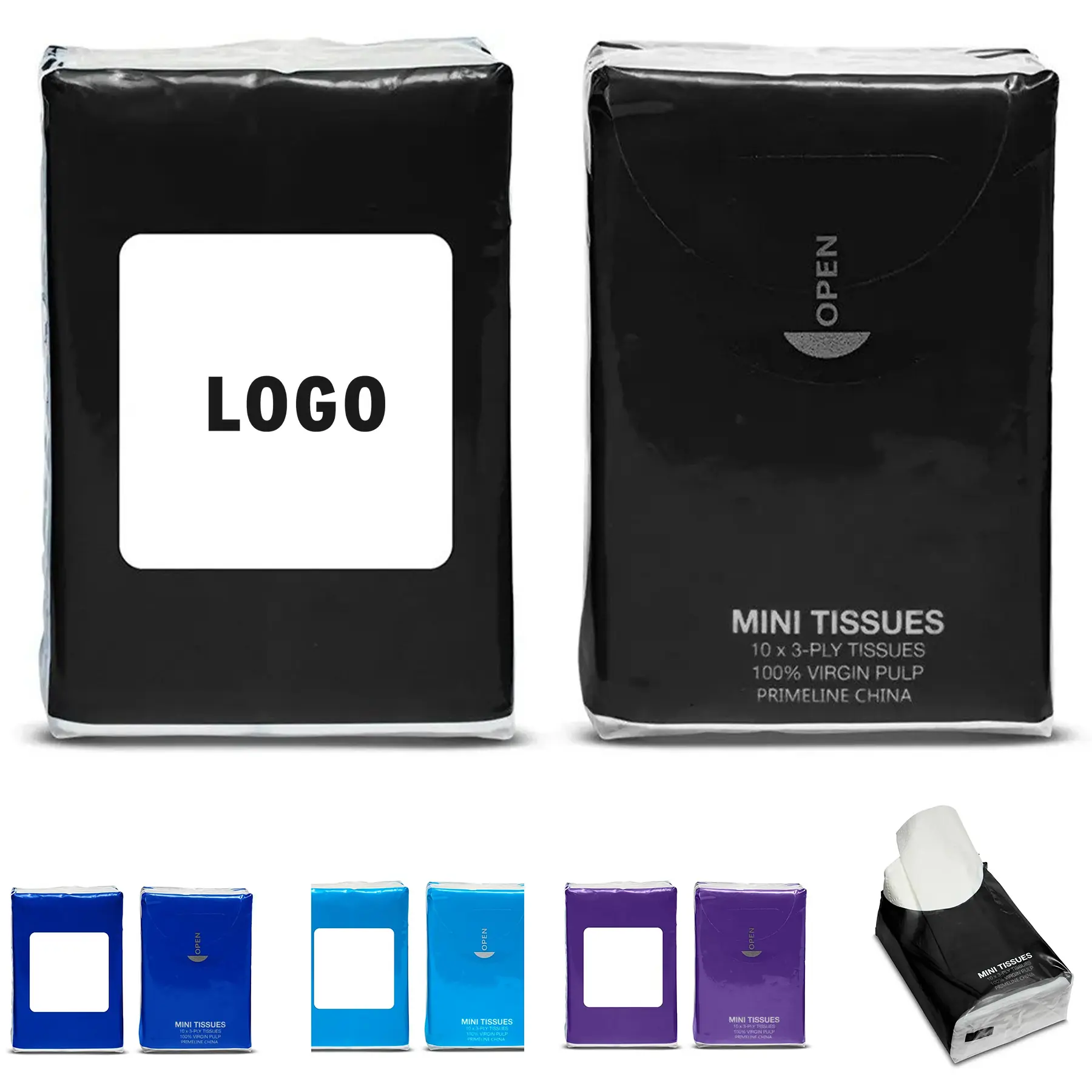 Resealable Portable Tissue Pouch 2