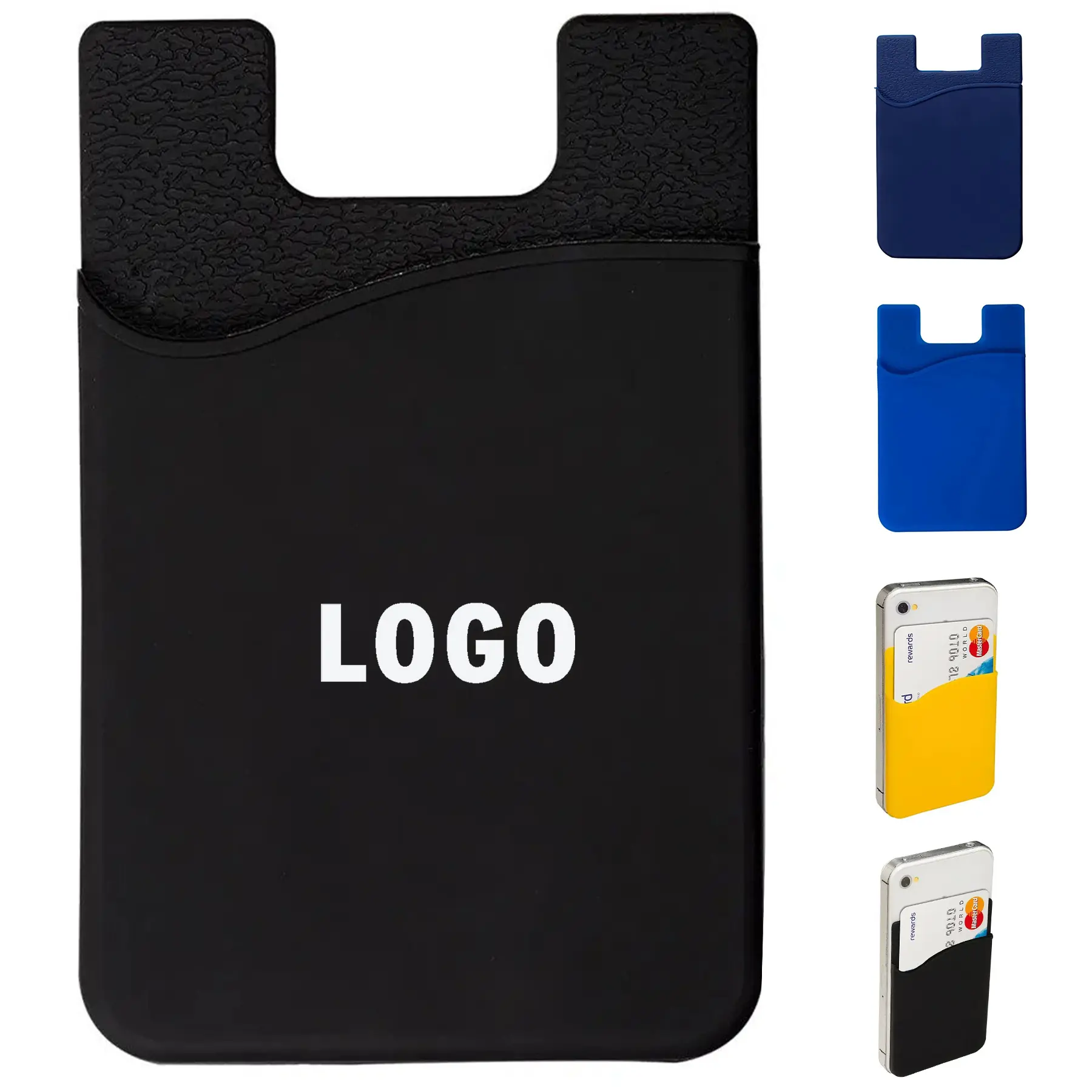 Phone Back Silicone Card Holder Wallet 2
