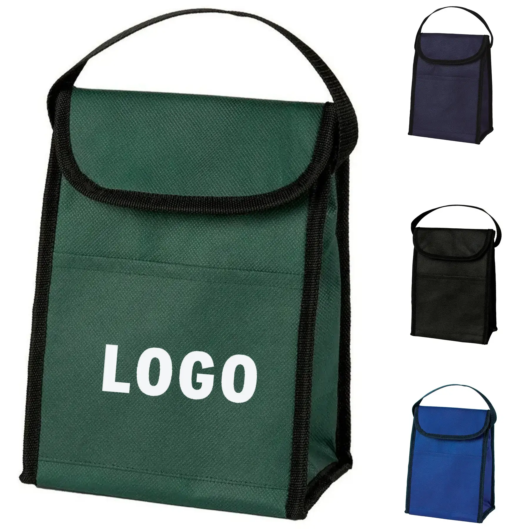 Insulated Nonwoven Lunch Cooler Bag Recyclable 2
