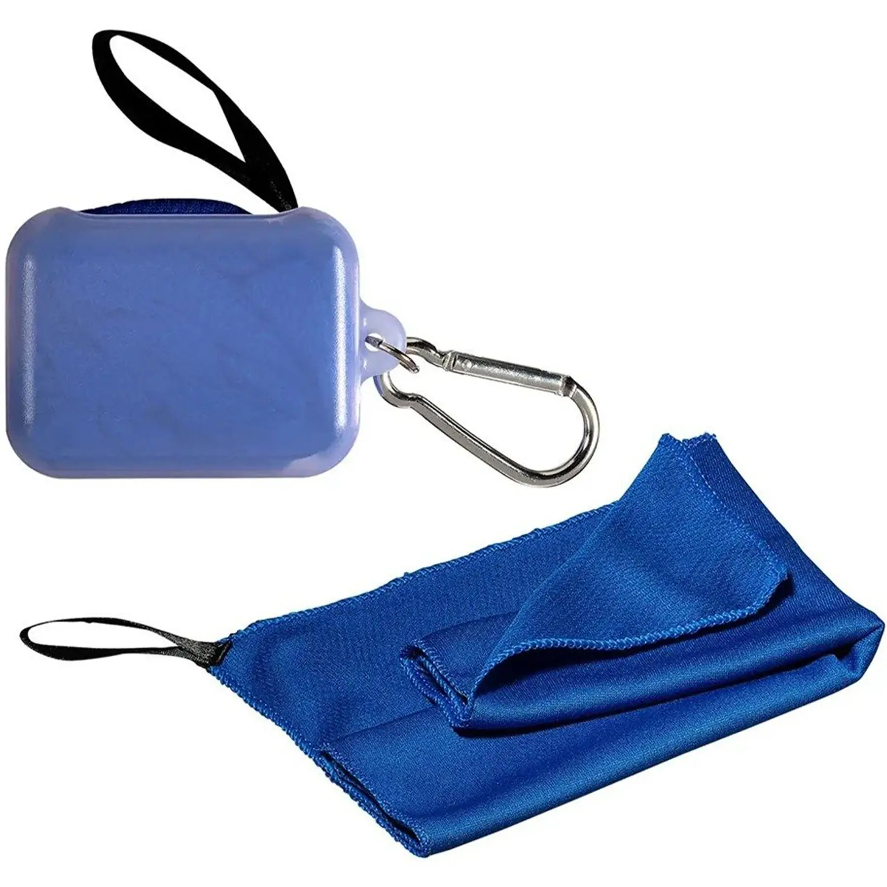Portable Cooling Towel Carabiner Case