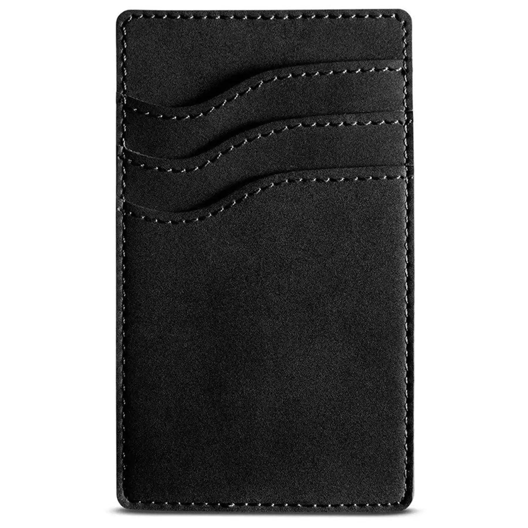 Faux Suede RFID Blocking Phone Wallet 3 Card Slots