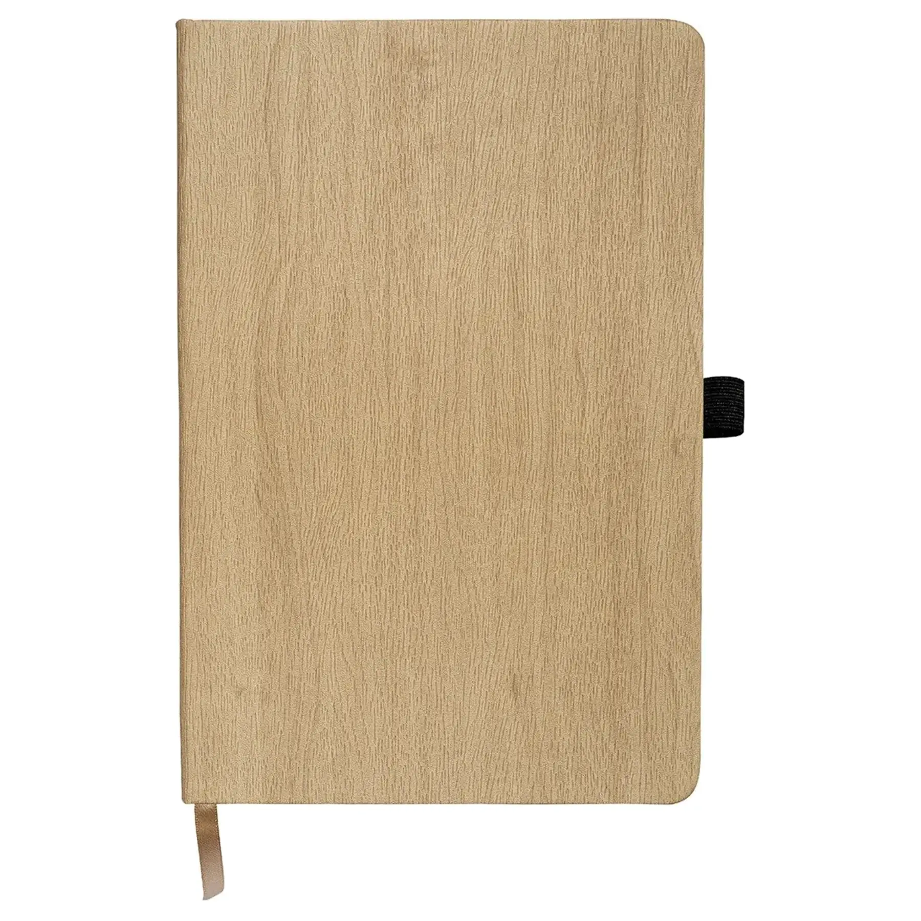 Rustic Wood Grain PU Hardcover Journal