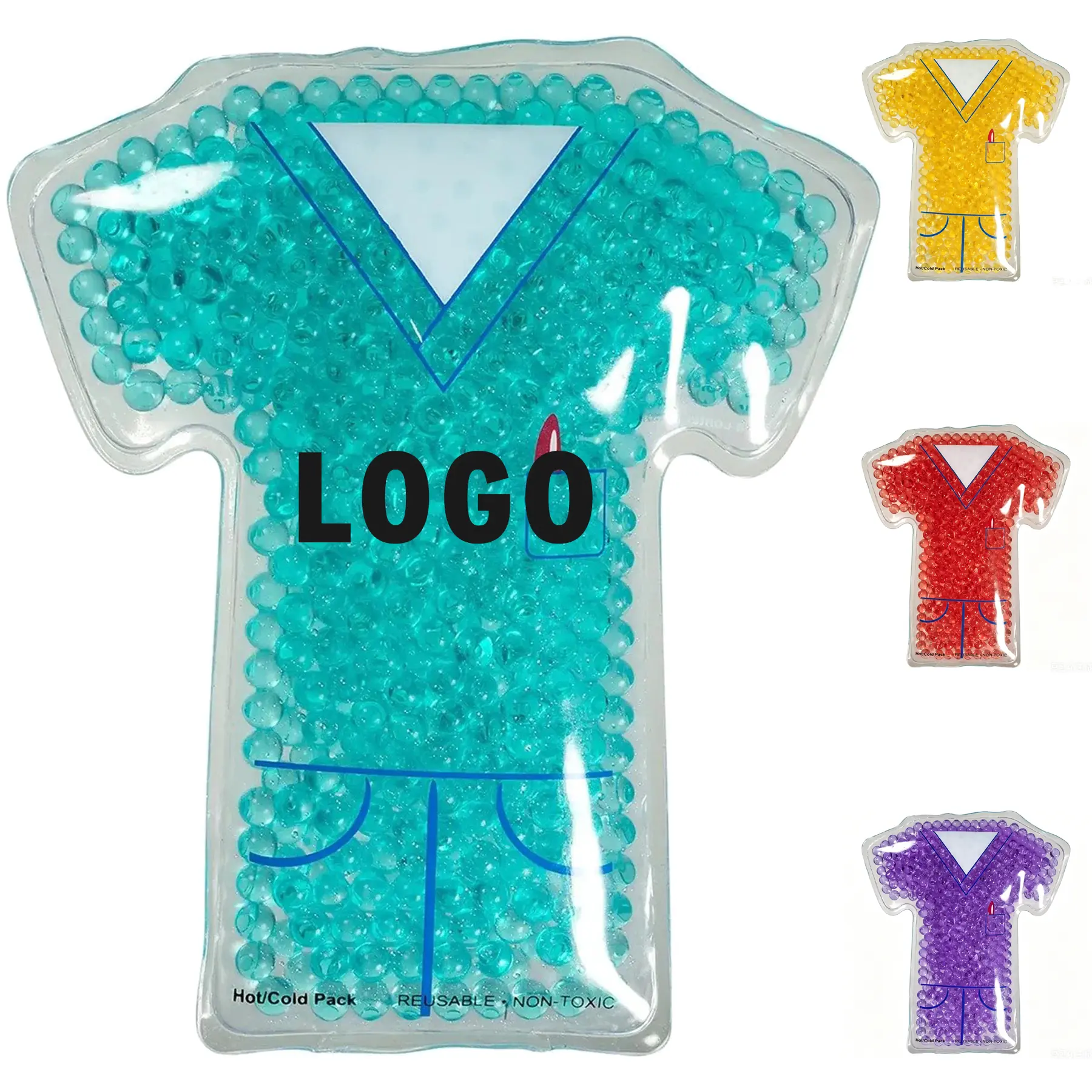 Reusable Nurse Shape Gel Pack for Hot Cold Therapy Relief 2
