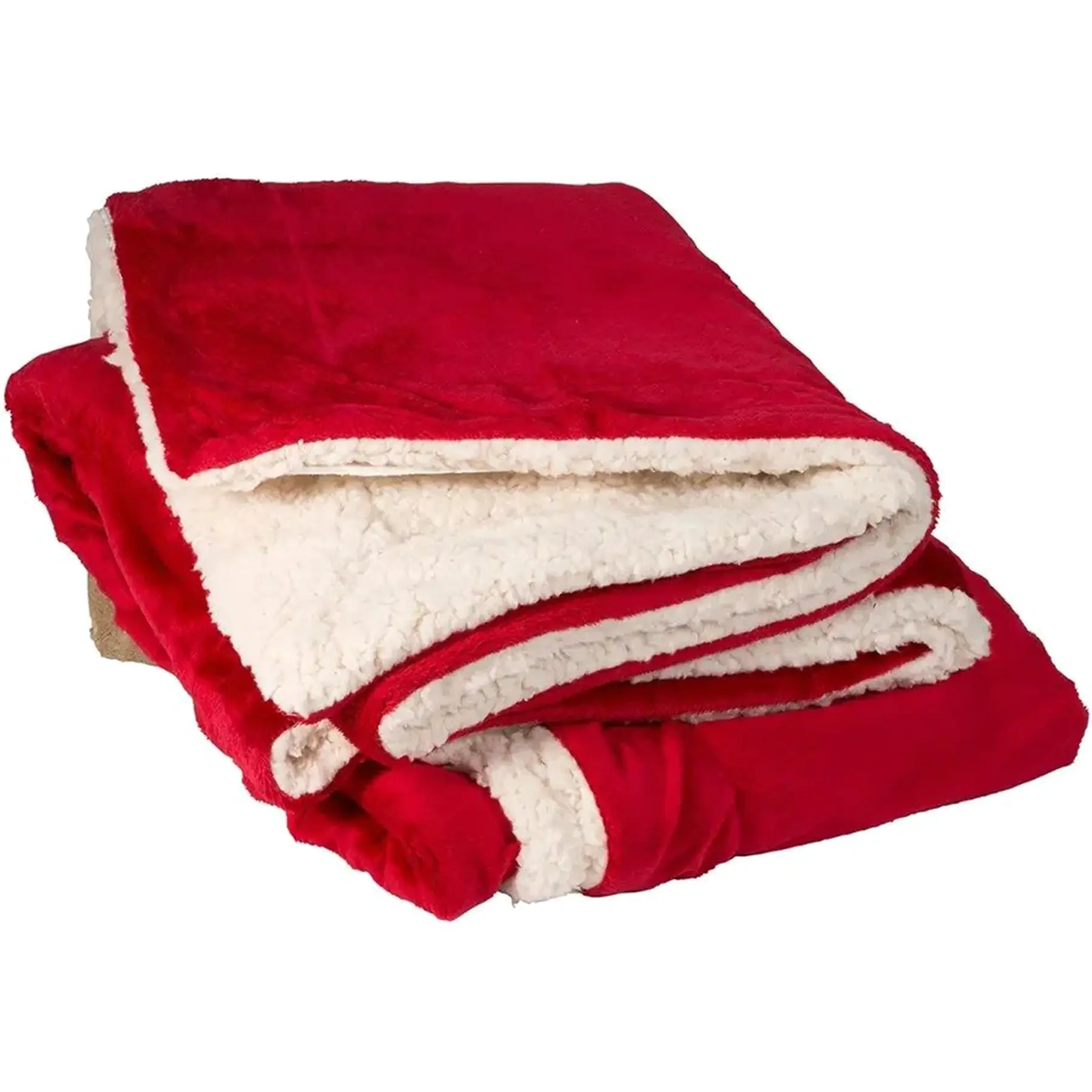 Sumptuous Reversible Sherpa Faux Fur Throw Blanket
