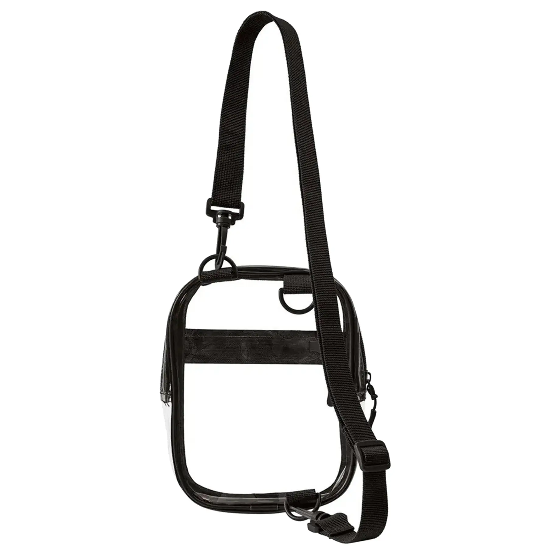 Transparent PVC Adjustable Sling Crossbody Bag