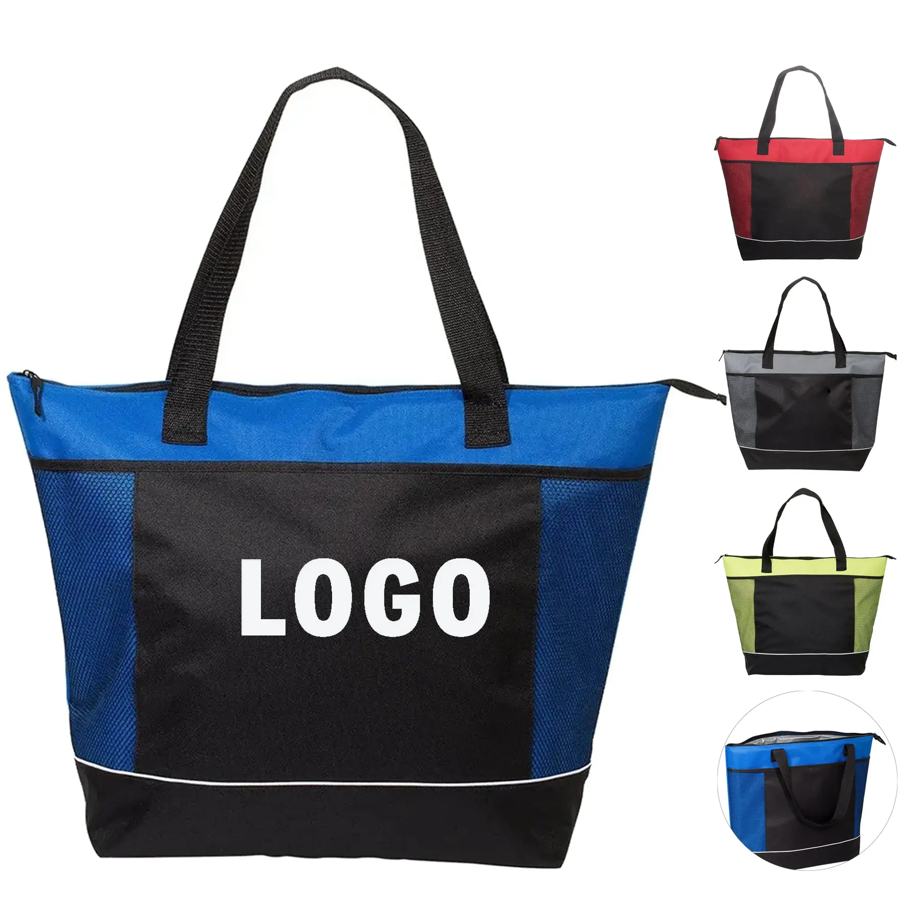 Heavy Duty Insulated Cooler Tote Bag Grocery Beach 30 Can Capacity 2