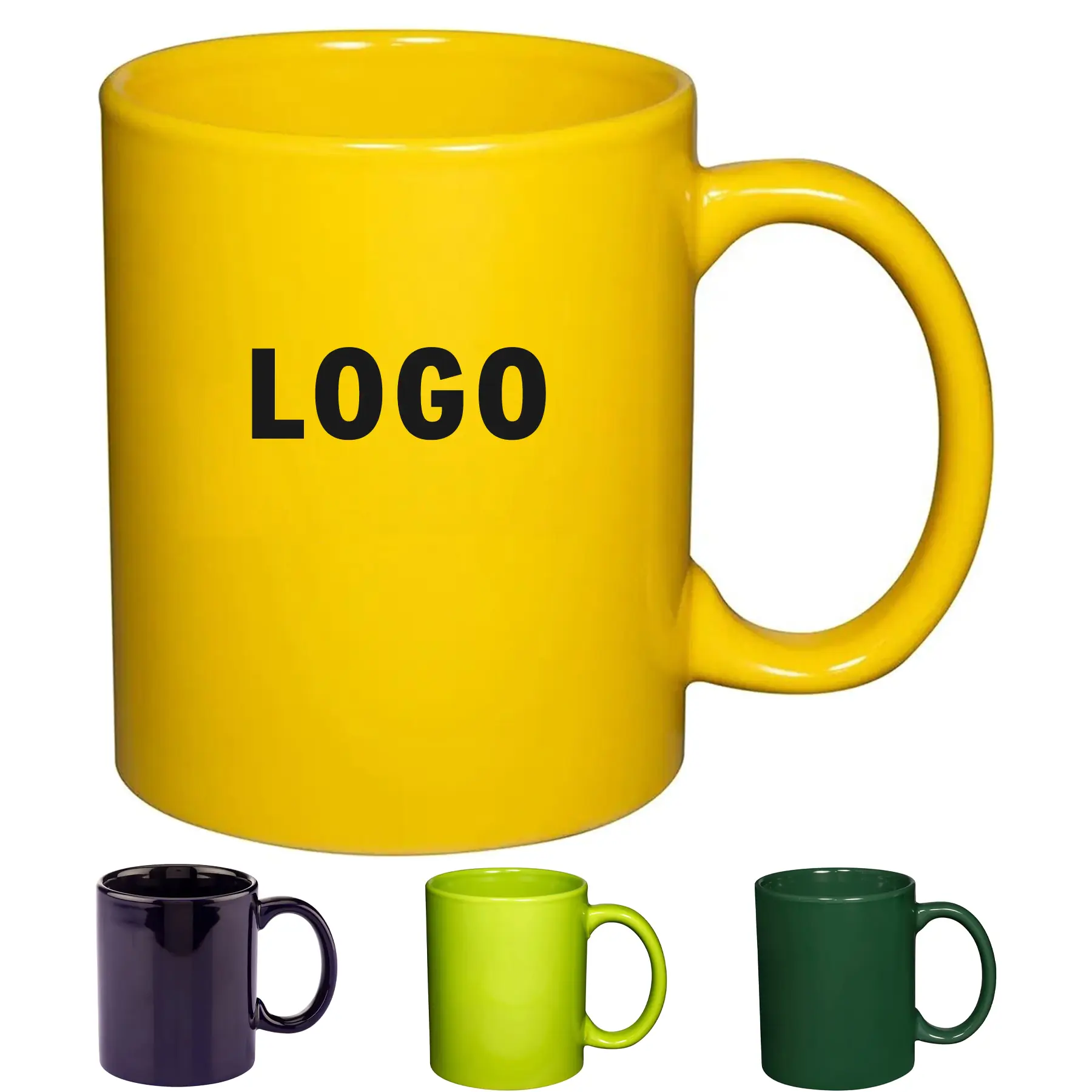 Classic Ceramic C Handle Mug 11oz 2