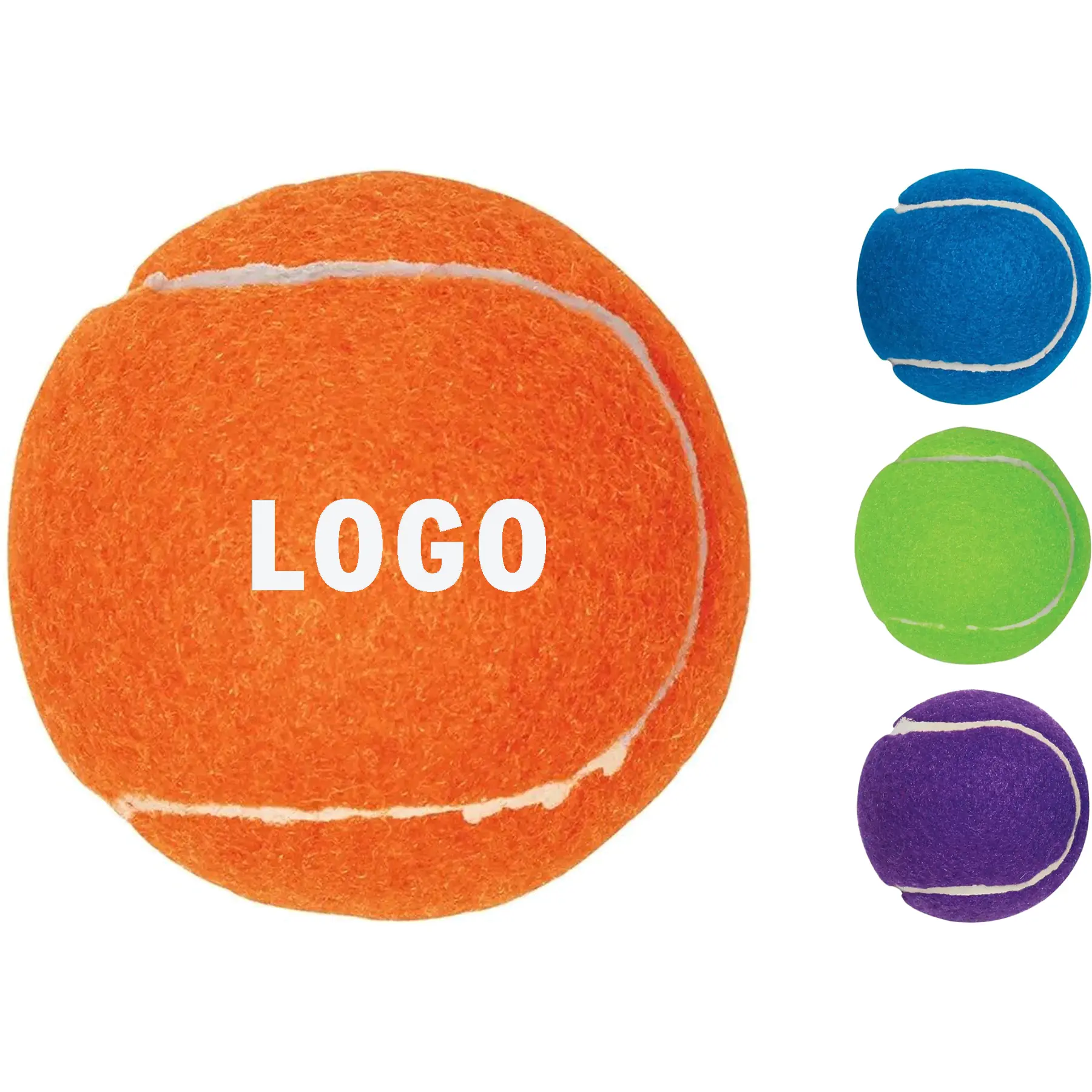 Custom Logo Tennis Balls Tournament Quality 2
