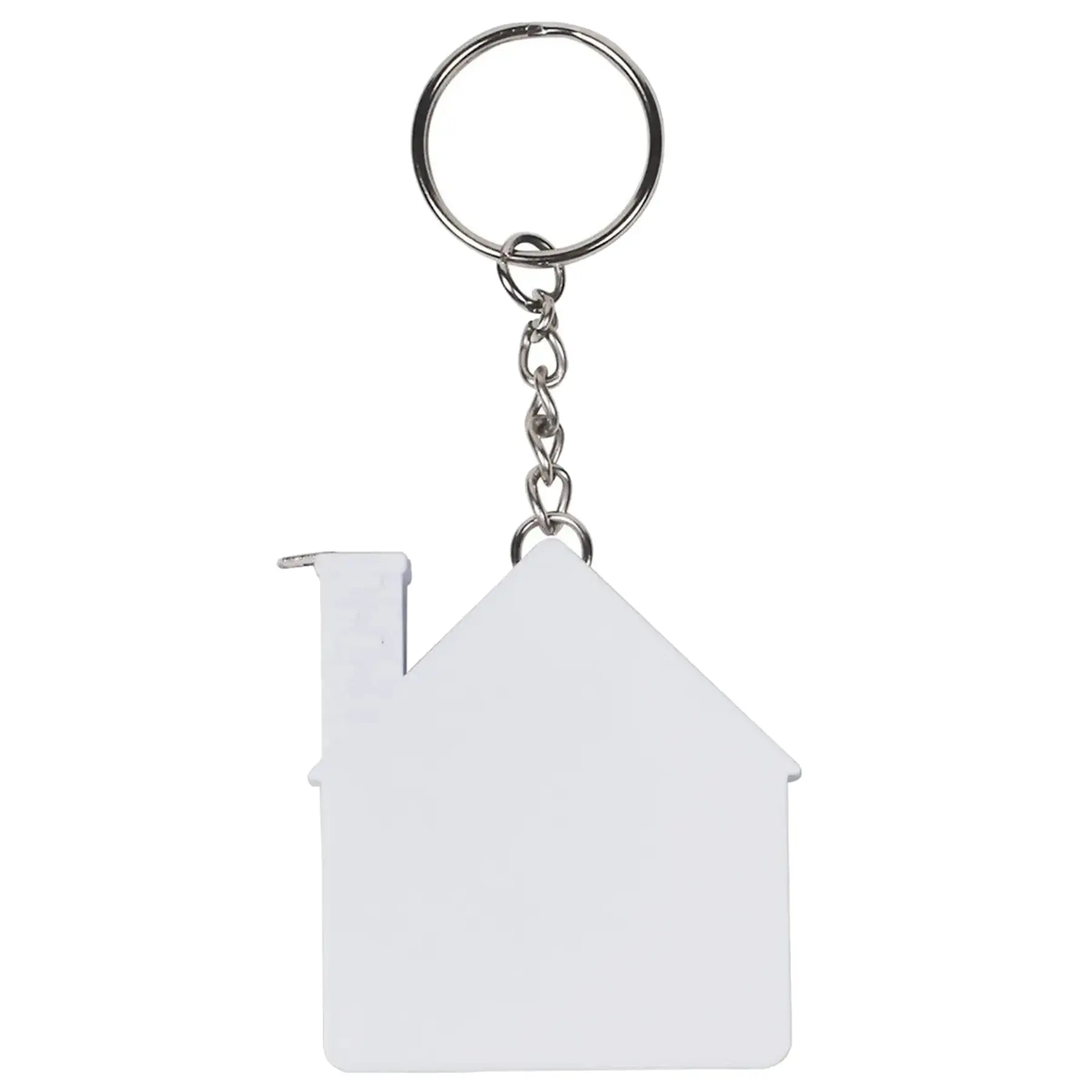 Mini House Design Retractable Tape Measure Key Ring