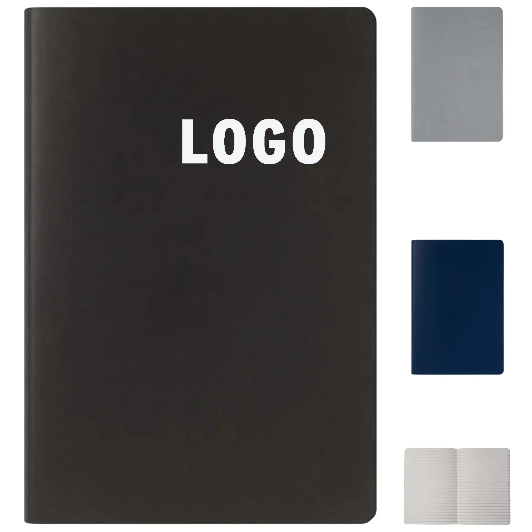 Recycled Paper Notebook Soft Cover 96 Sheets 2