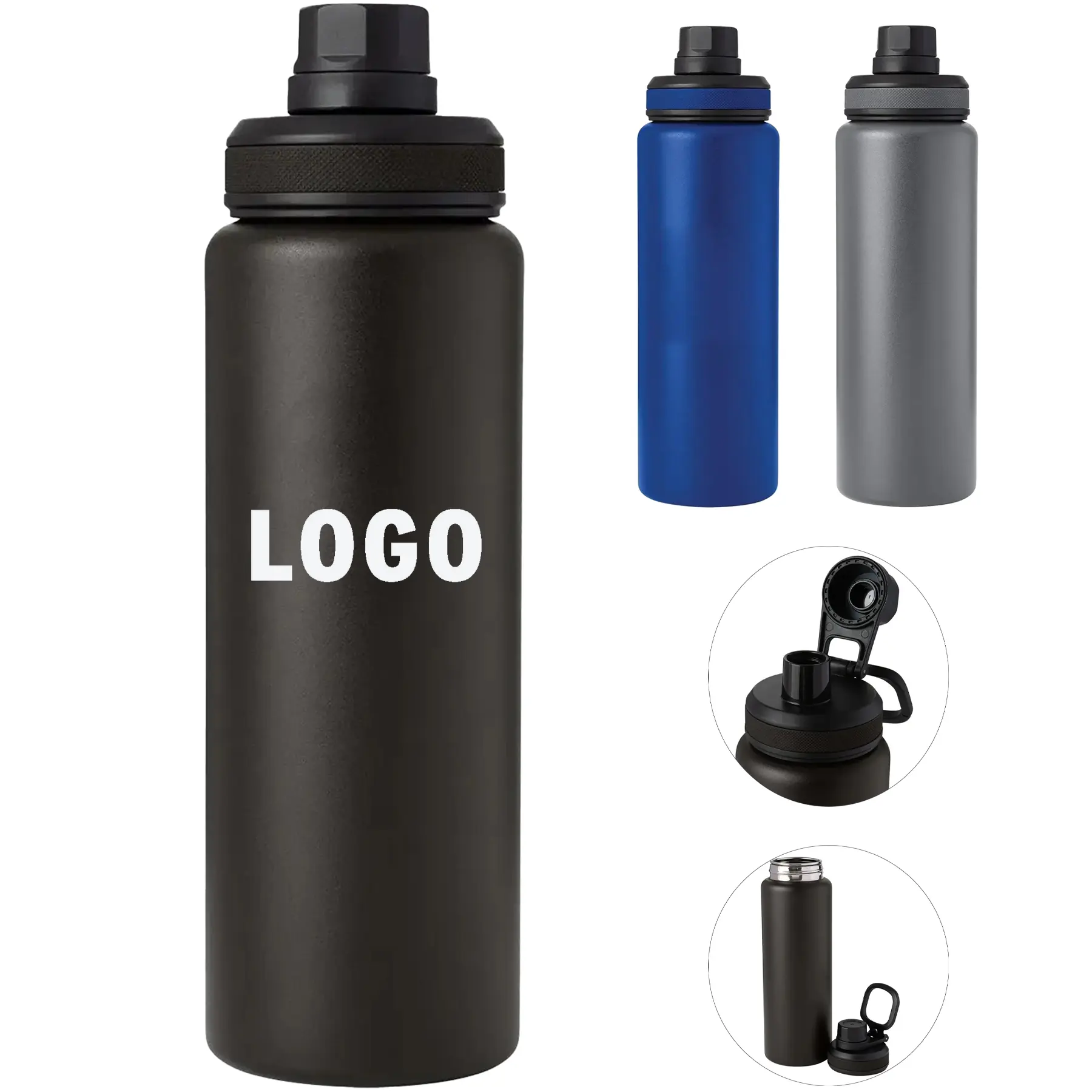 Eco Friendly 32oz Recycled Stainless Steel Sport Bottle 2