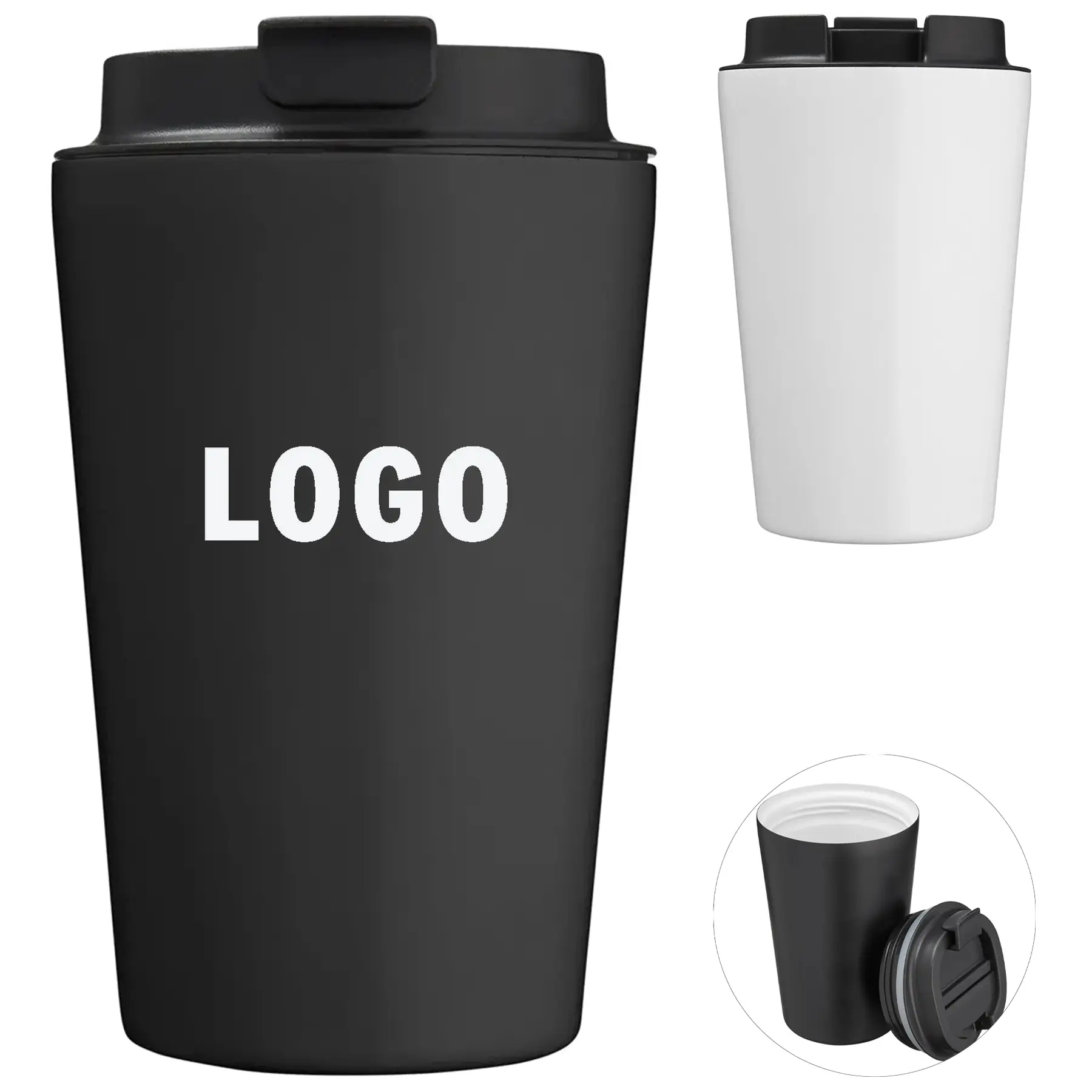 Ceramic Lined Vacuum Insulated Stainless Steel Tumbler 12 oz 2