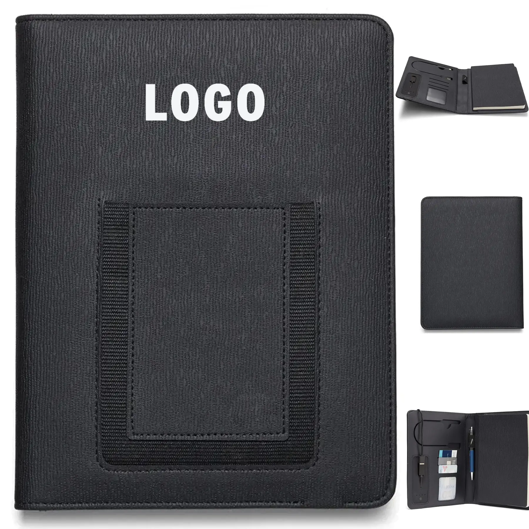 Wireless Charging Refillable Journal Power Bank Notebook 2
