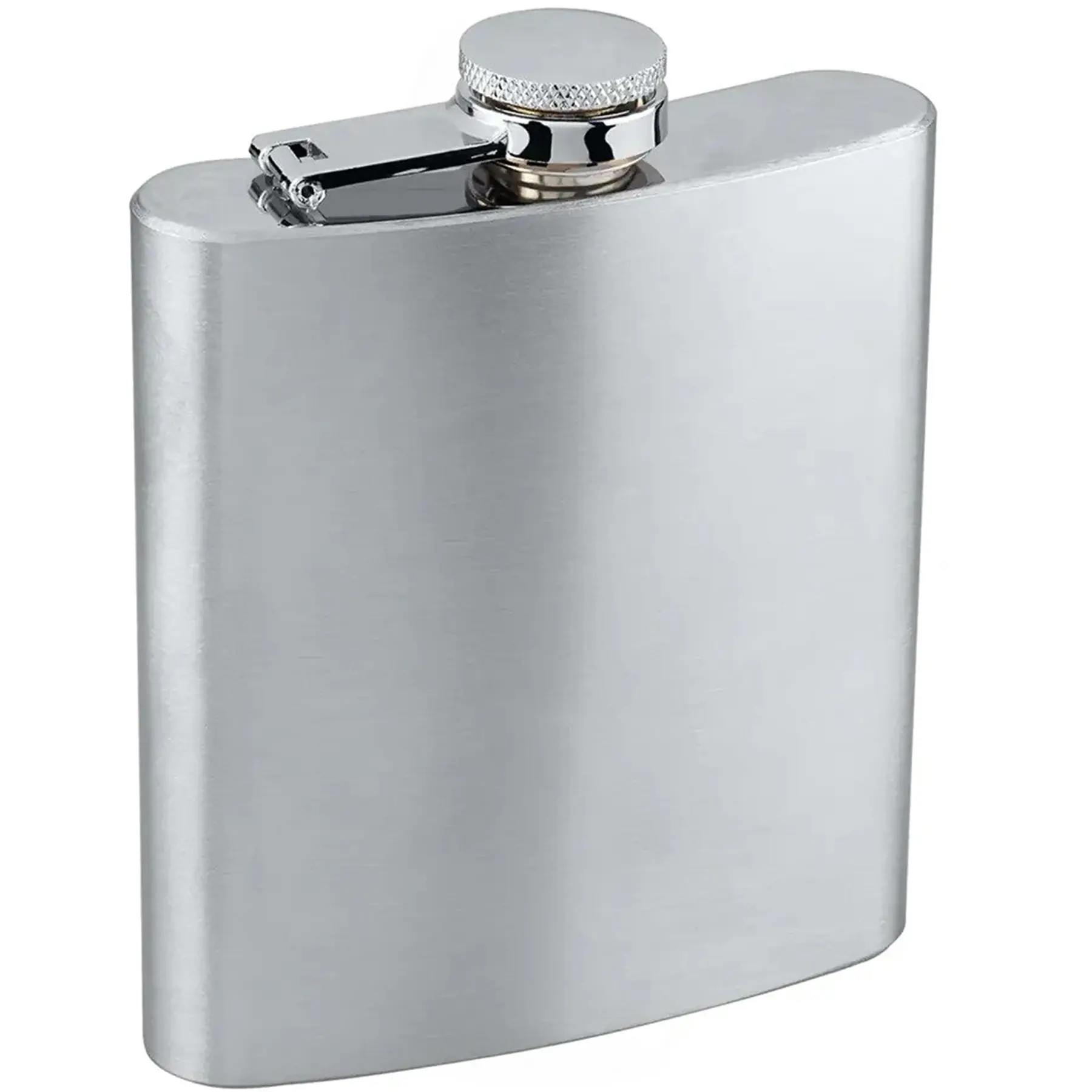 Compact 6oz Stainless Steel Hip Flask