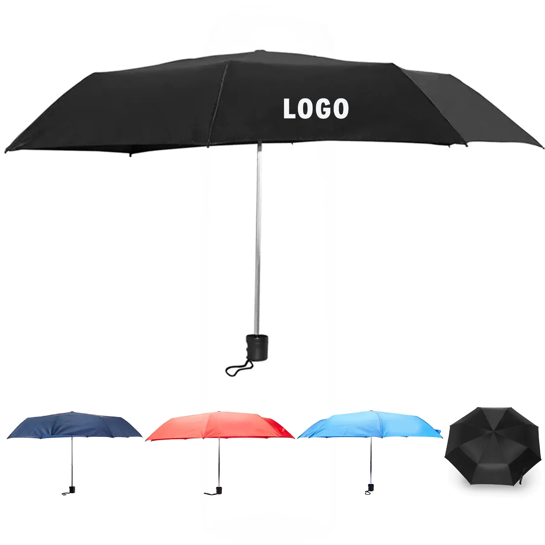 Promotional 42 Arc Folding Umbrella Custom Logo 2