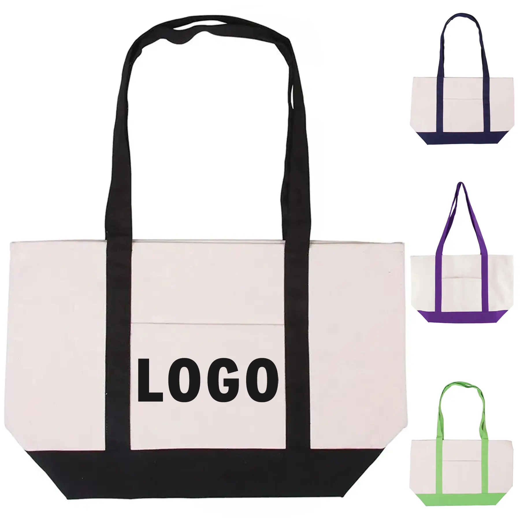 100% Cotton Canvas Boat Tote 2