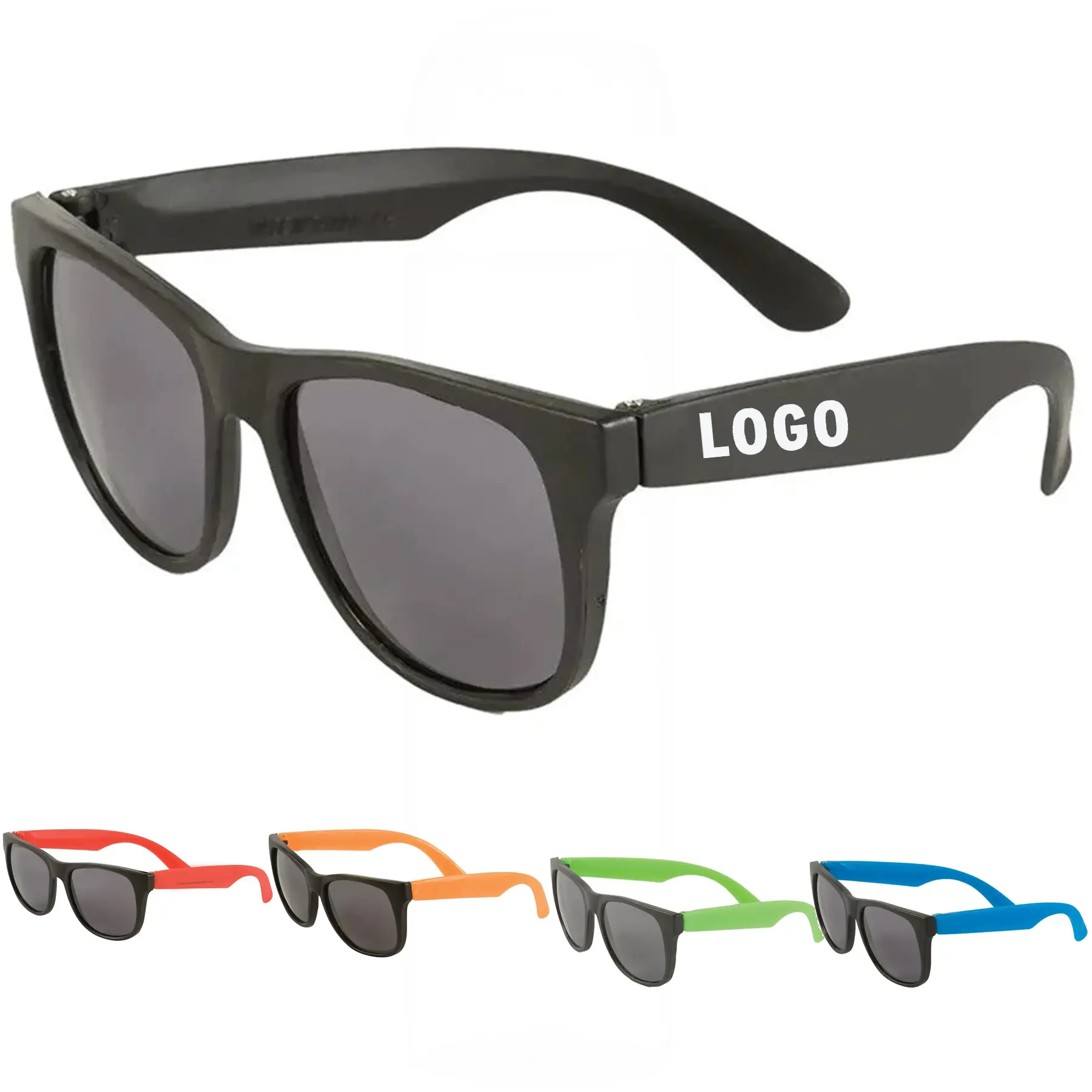Retro Matte Bicolor Sunglasses Unisex 2