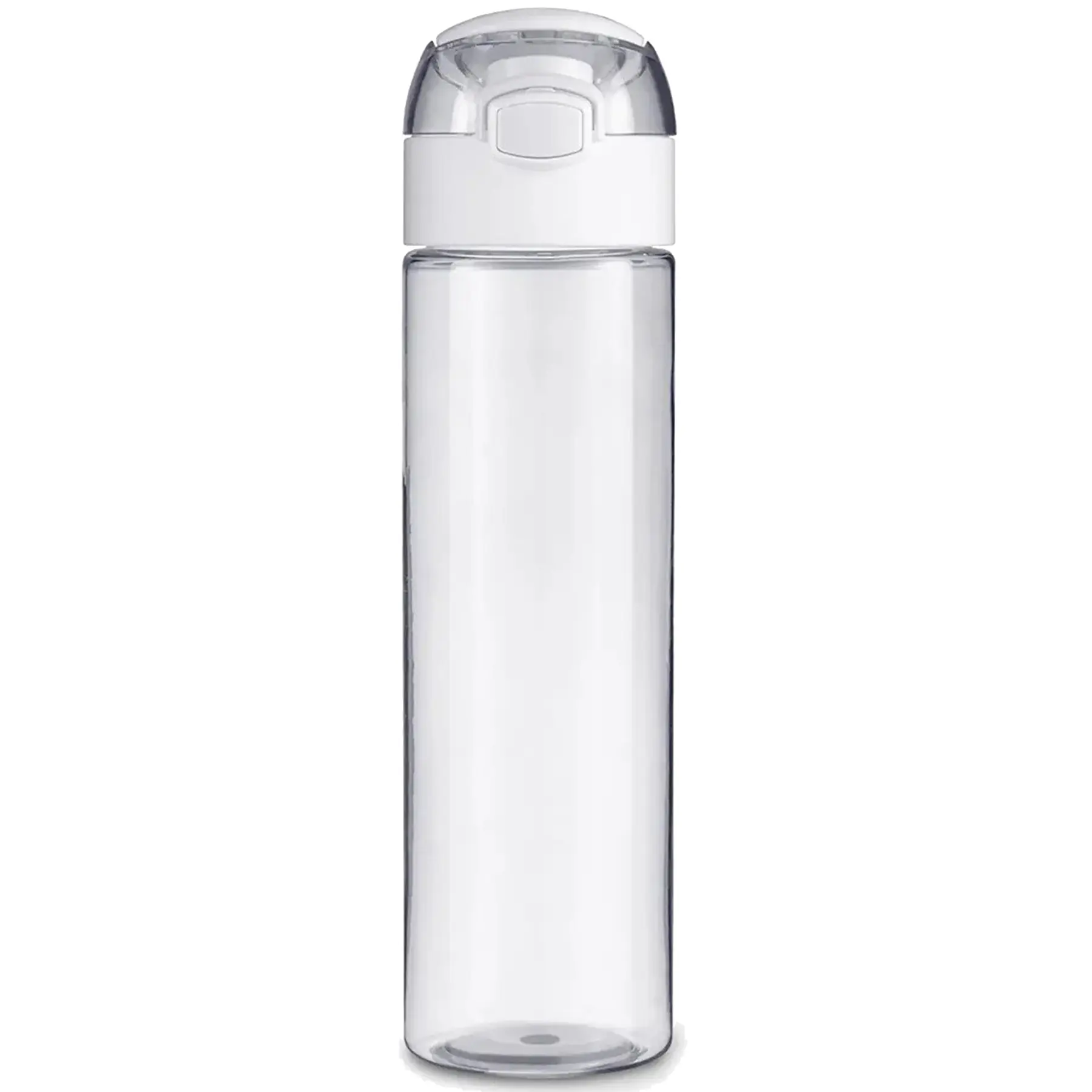 23 Ounce Sport Water Bottle Push Pull Lid Carry Loop BPA Free Plastic