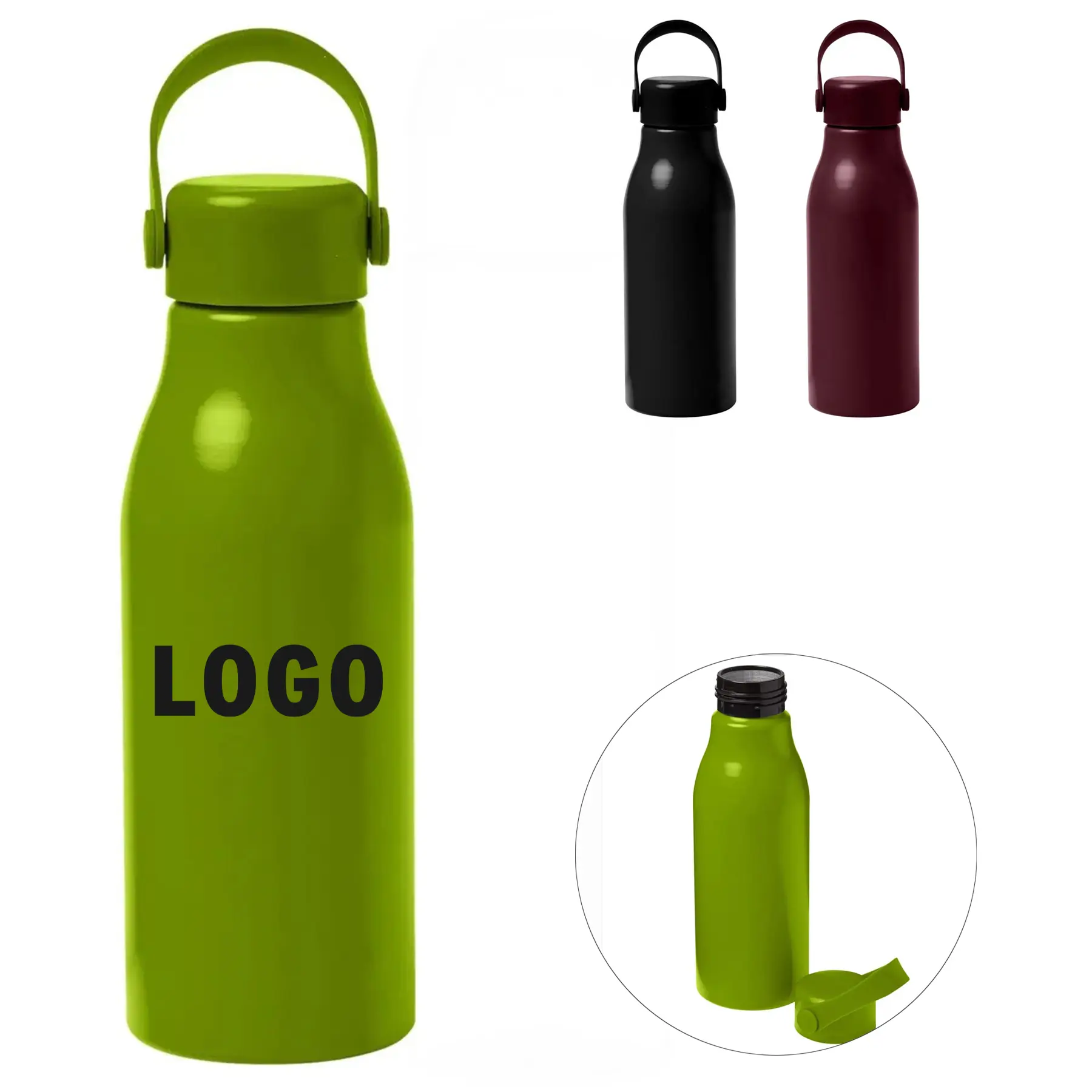 Eco Friendly 22 oz Recycled Aluminum Water Bottle 2