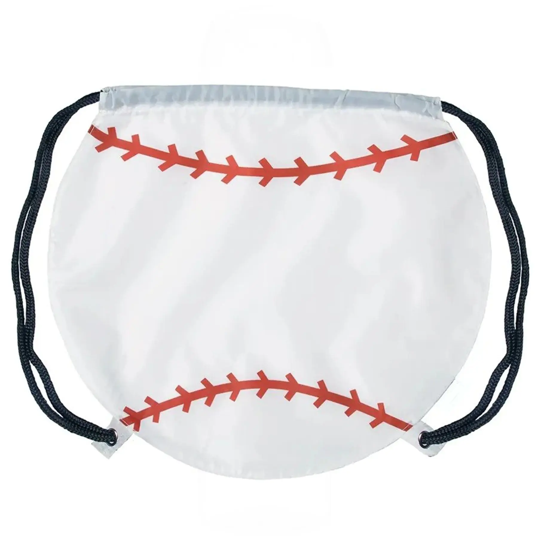 Baseball Sport Drawstring Backpack Custom Stitching Design