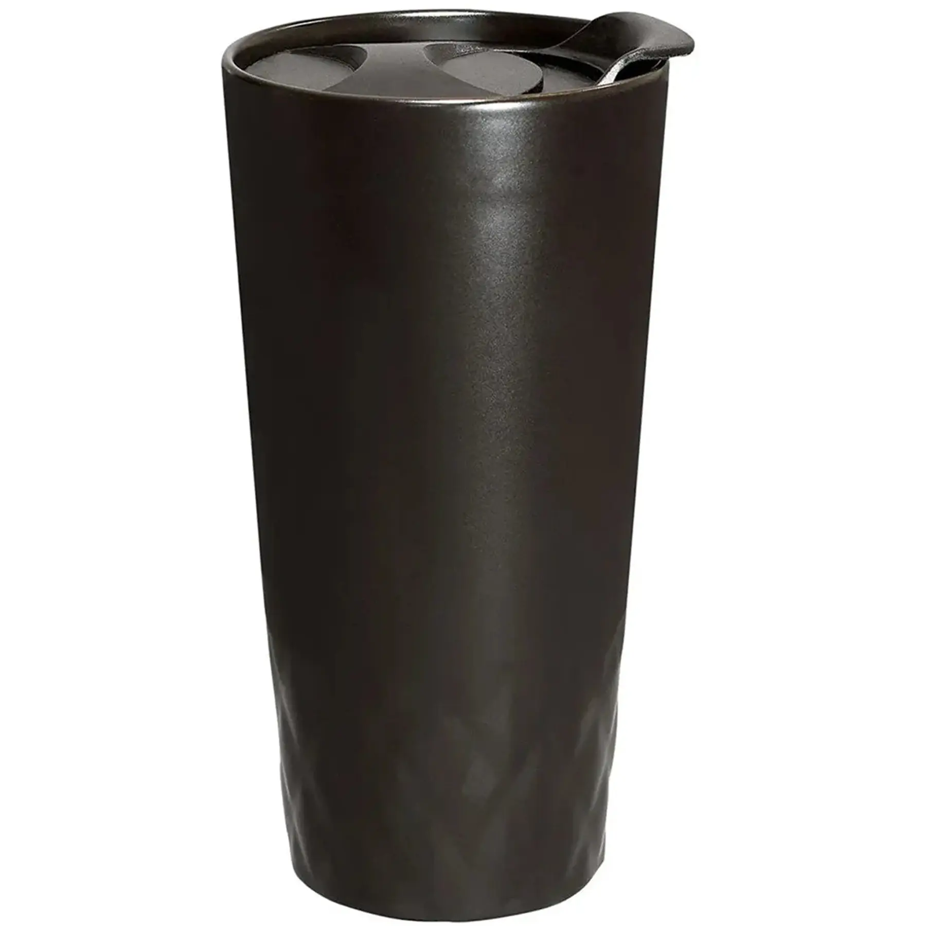 Elegant Ceramic Double Wall Textured Tumbler