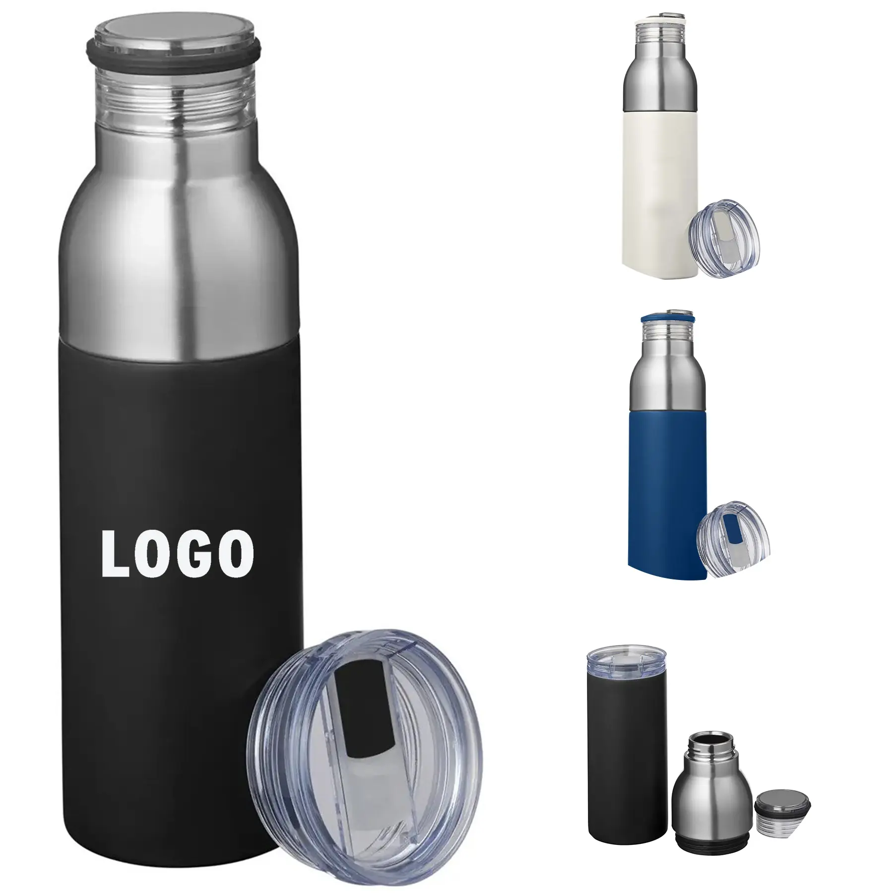 22oz Vacuum Insulated Stainless Steel Bottle Tumbler Combo 2