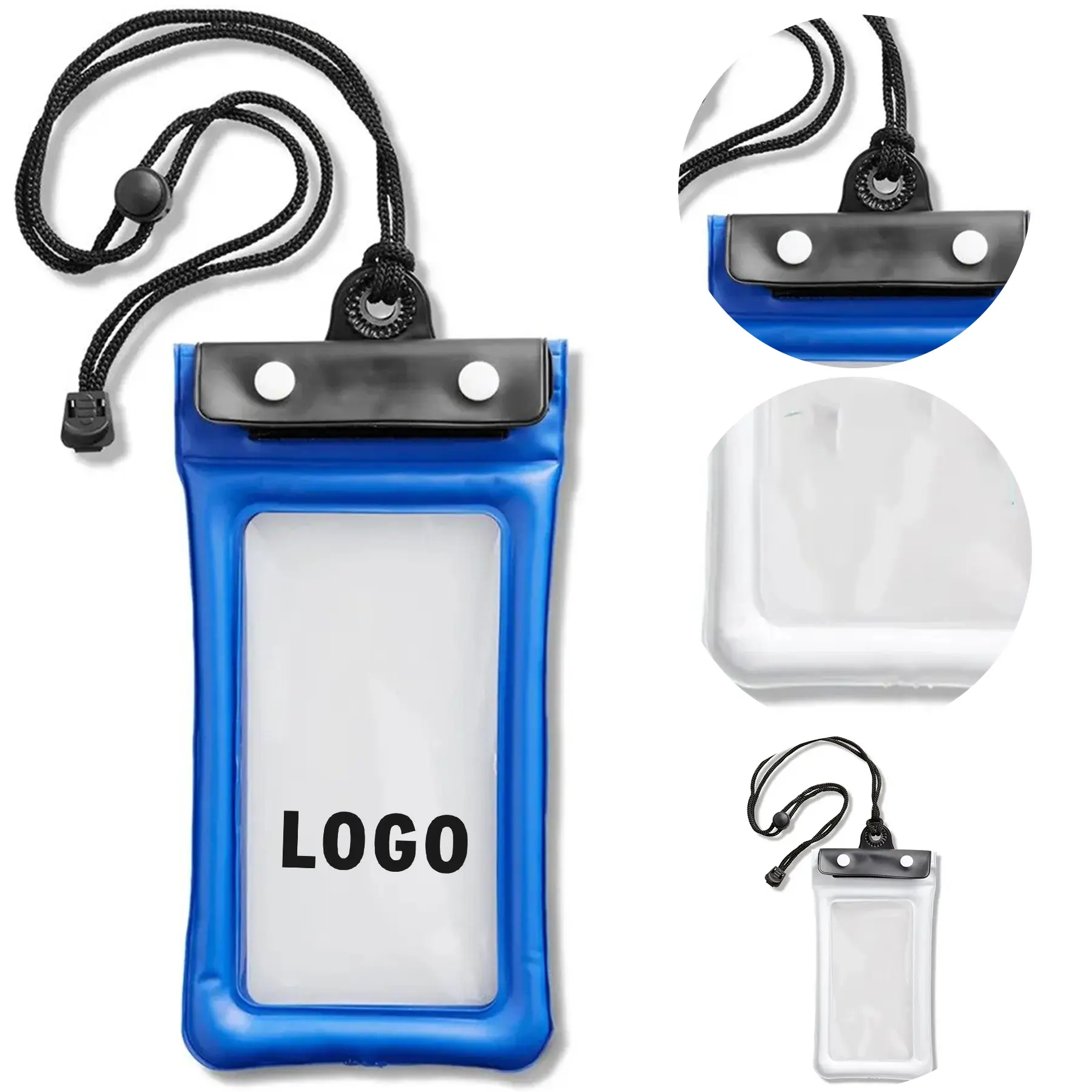 Waterproof Floating Phone Pouch with Detachable Lanyard 2