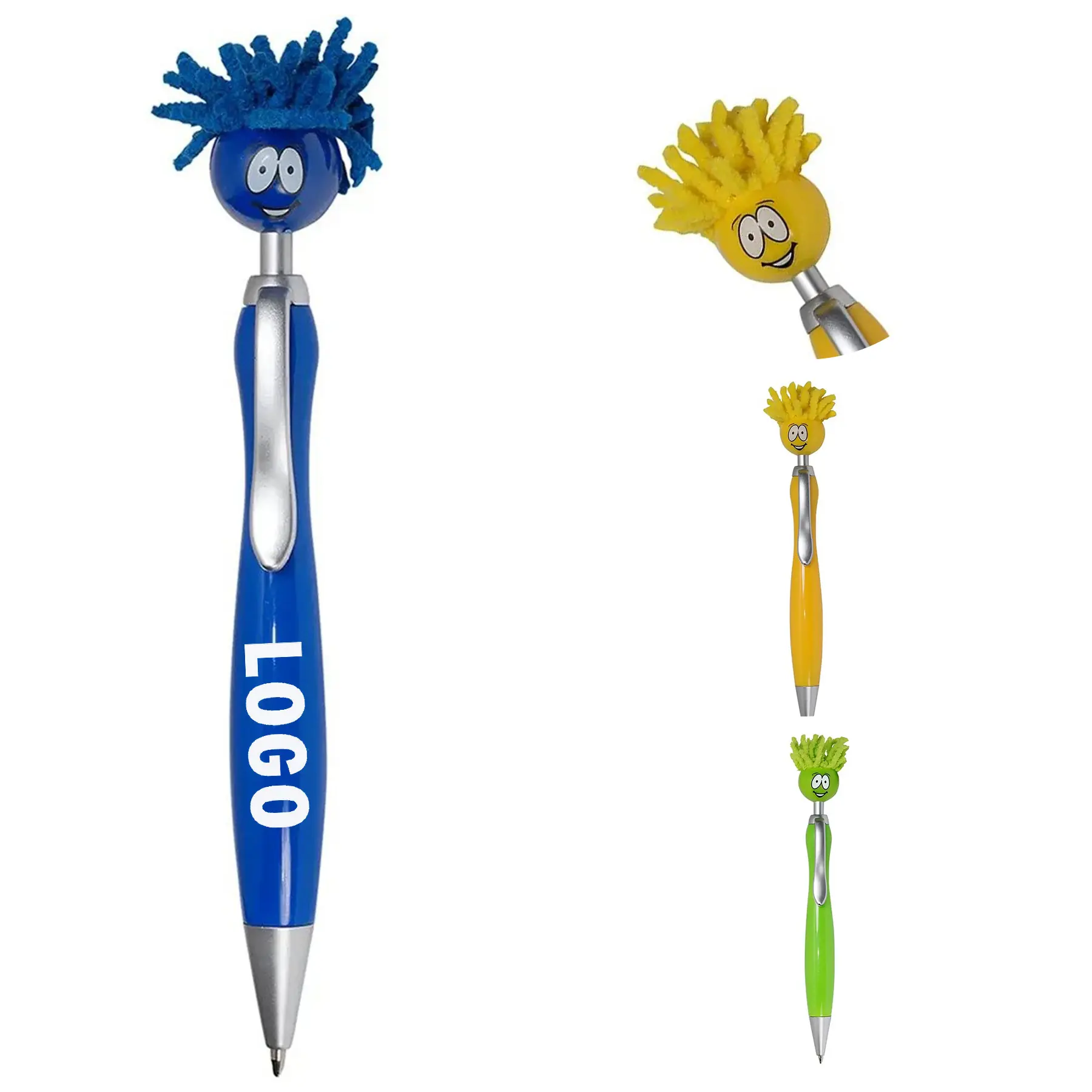 Emoji Ballpoint Pen Integrated Screen Cleaner 2