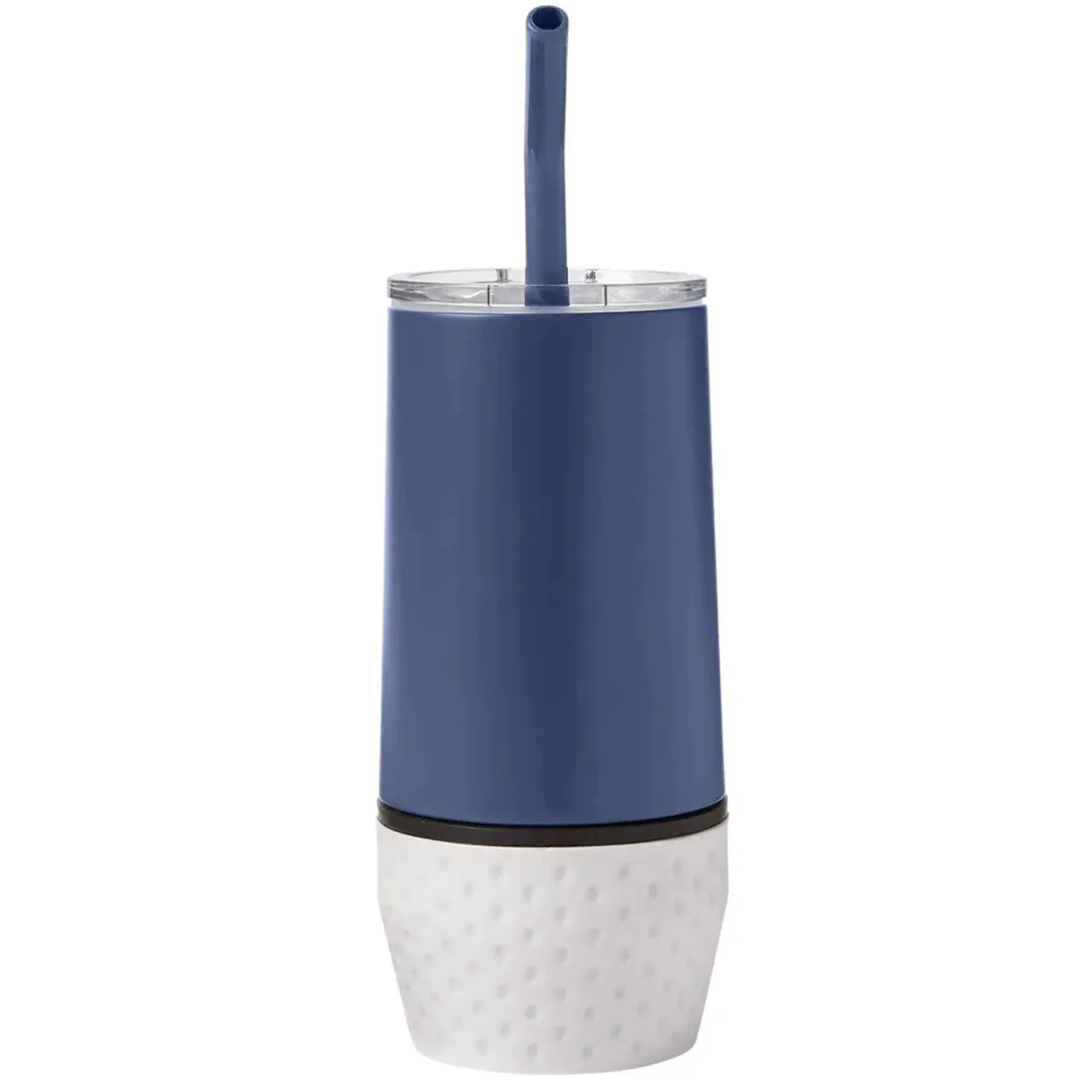 Golf Ball Silicone Base Vacuum Tumbler Ceramic Lined Stainless Steel