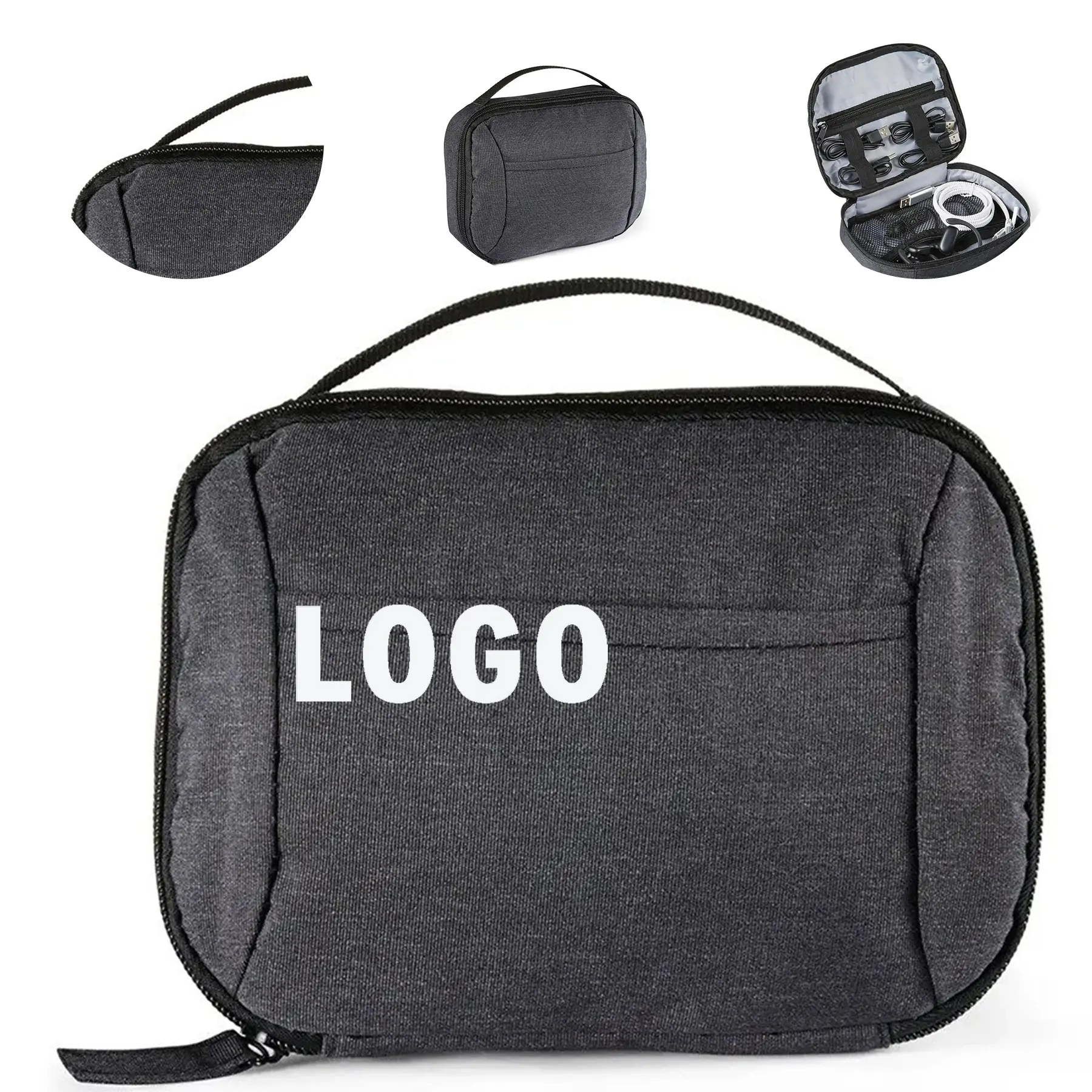 Portable Electronics Travel Organizer Case 2