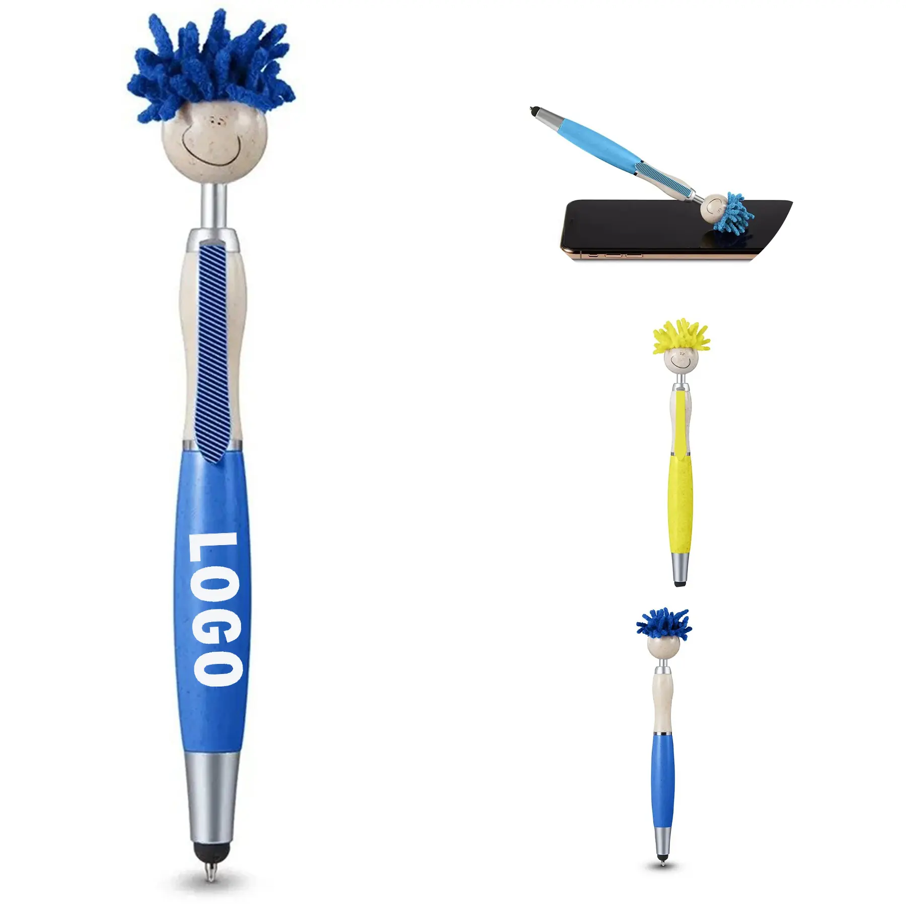 Eco Wheat Straw Screen Cleaner Stylus Pen 2