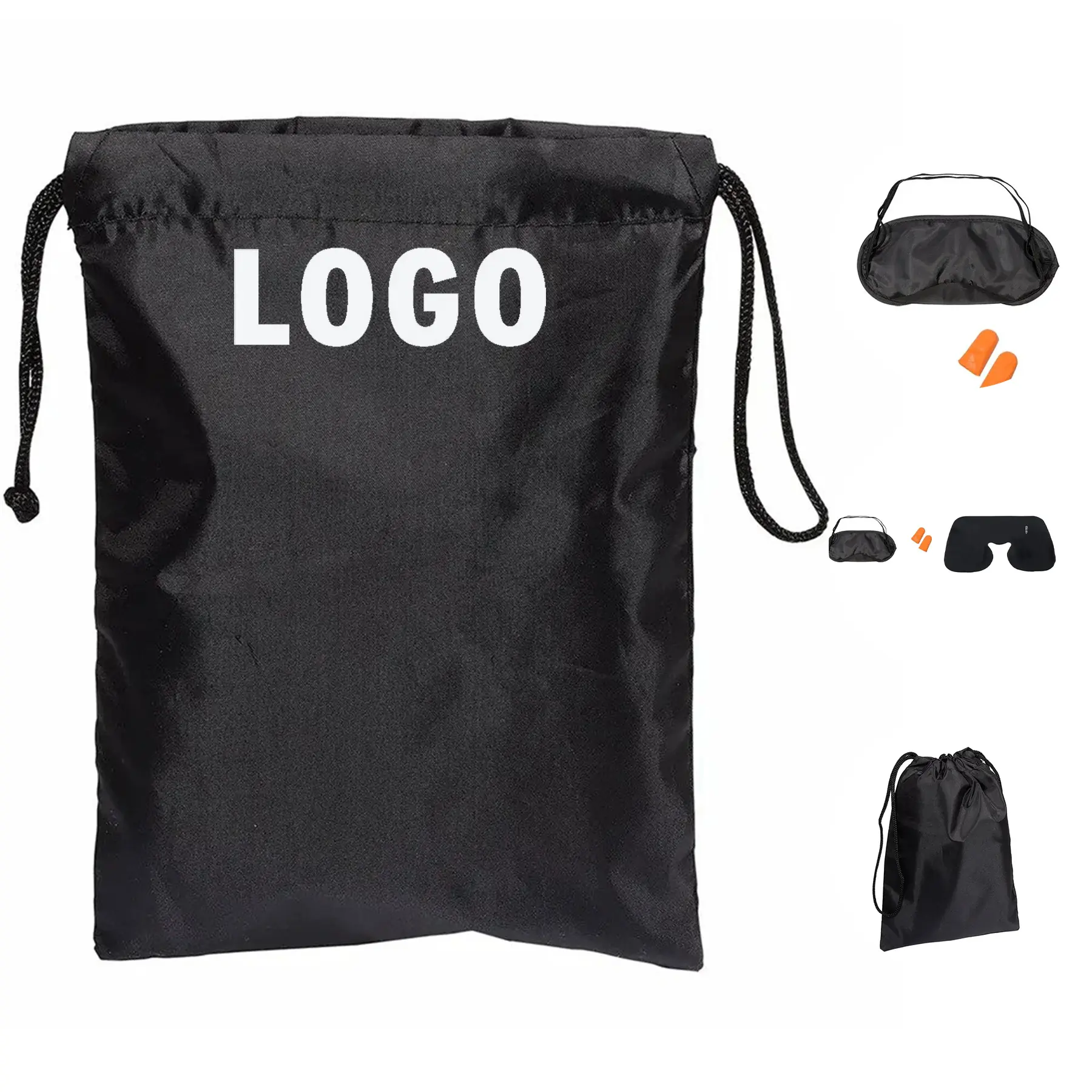 Portable Sleep Comfort Kit with Inflatable Neck Pillow 2