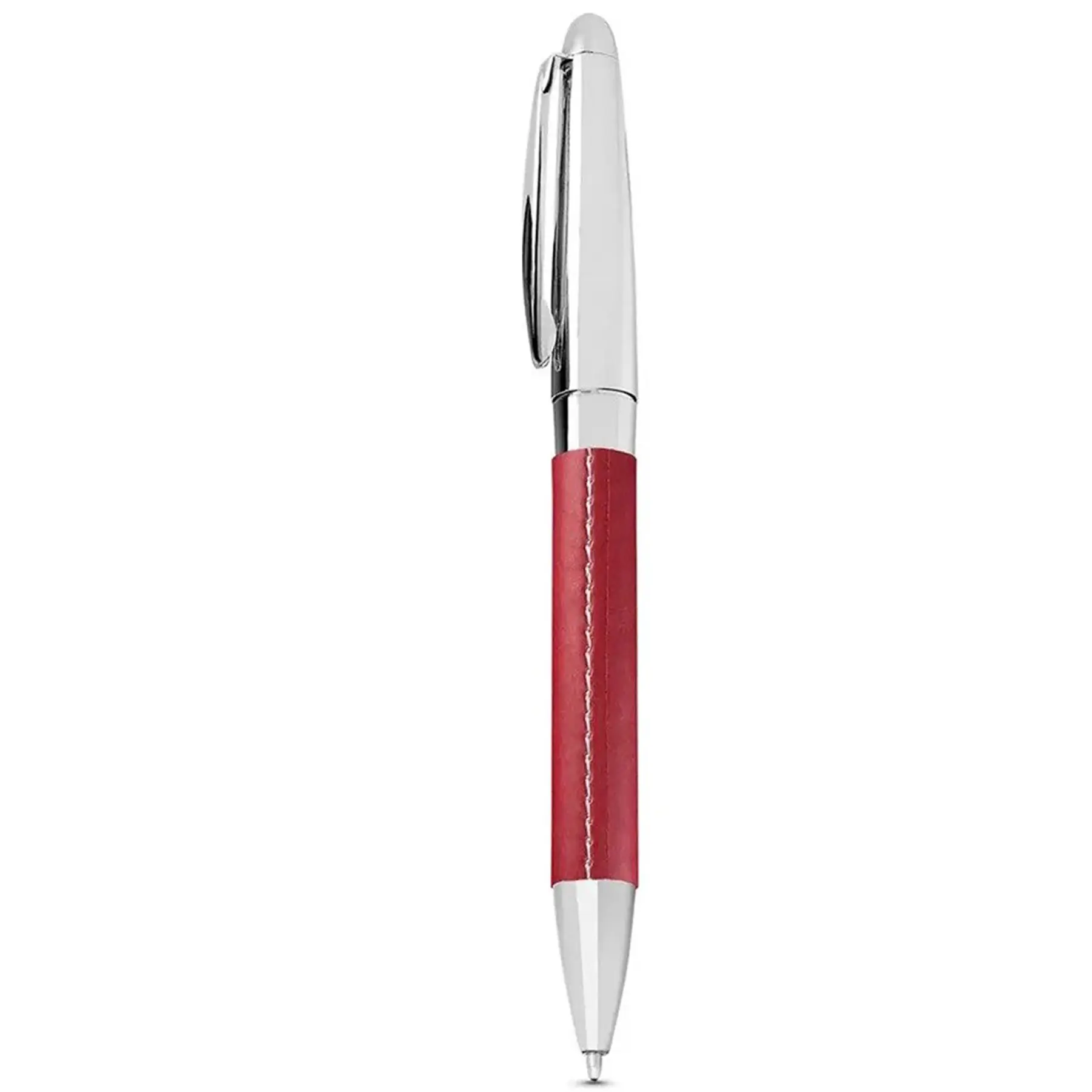 Synthetic Leather Twist Action Ballpoint Pen