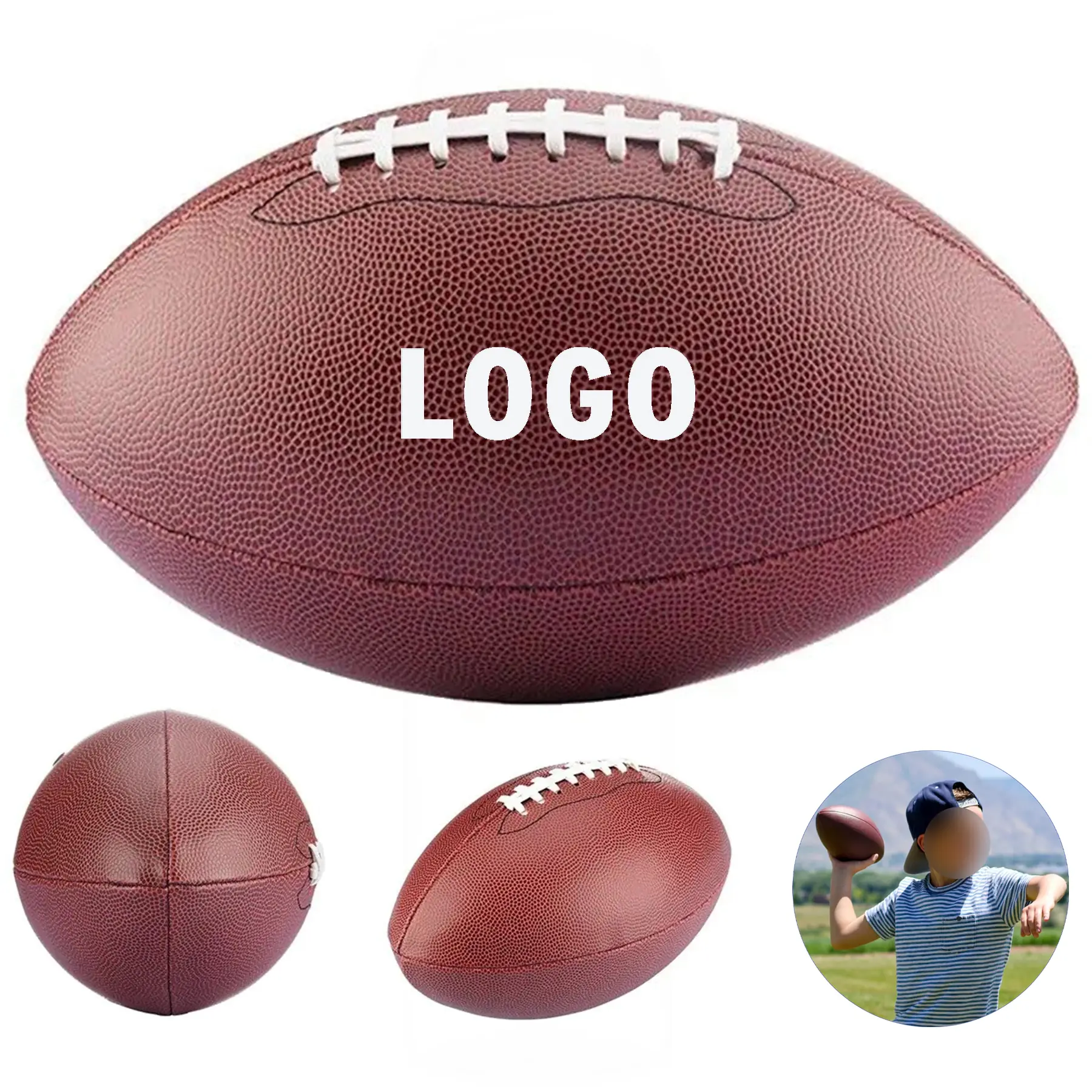 Premium Synthetic Leather Football Promotional Giveaway 2