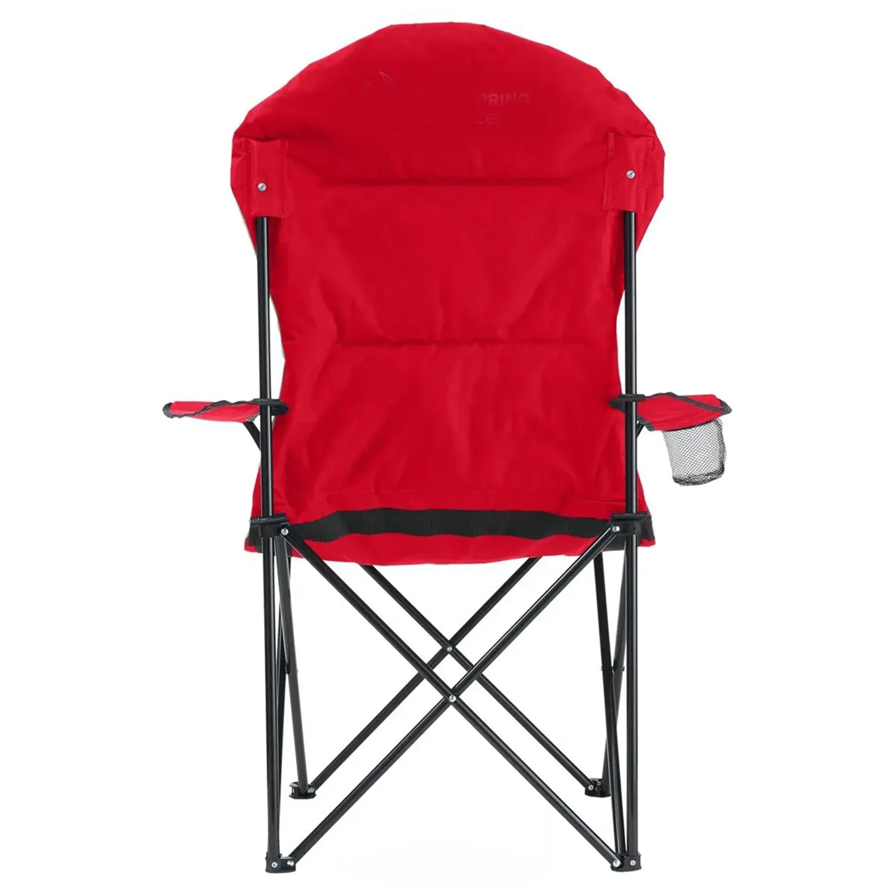 Padded Heavy Duty Folding Outdoor Chair with Drink Holder and Carry Case
