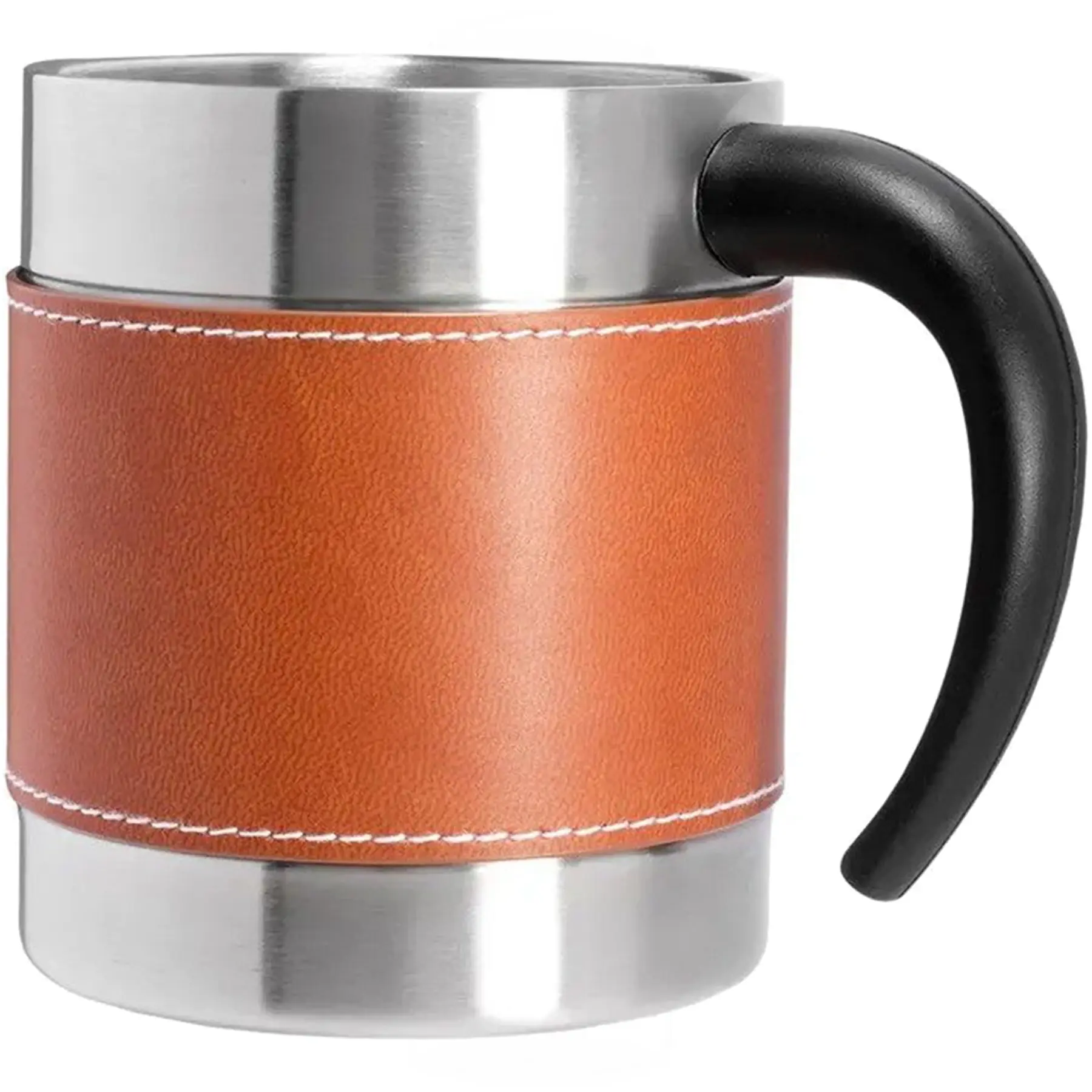 Double Wall Insulated Stainless Steel Coffee Cup with Removable Sleeve