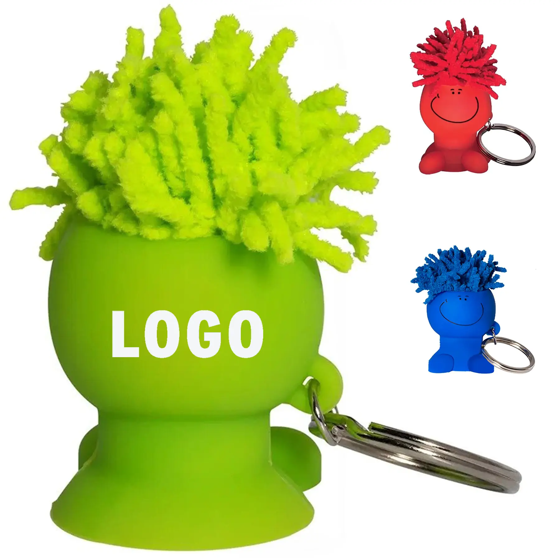 Multifunctional Silicone Keychain Phone Stand & Cable Organizer 2