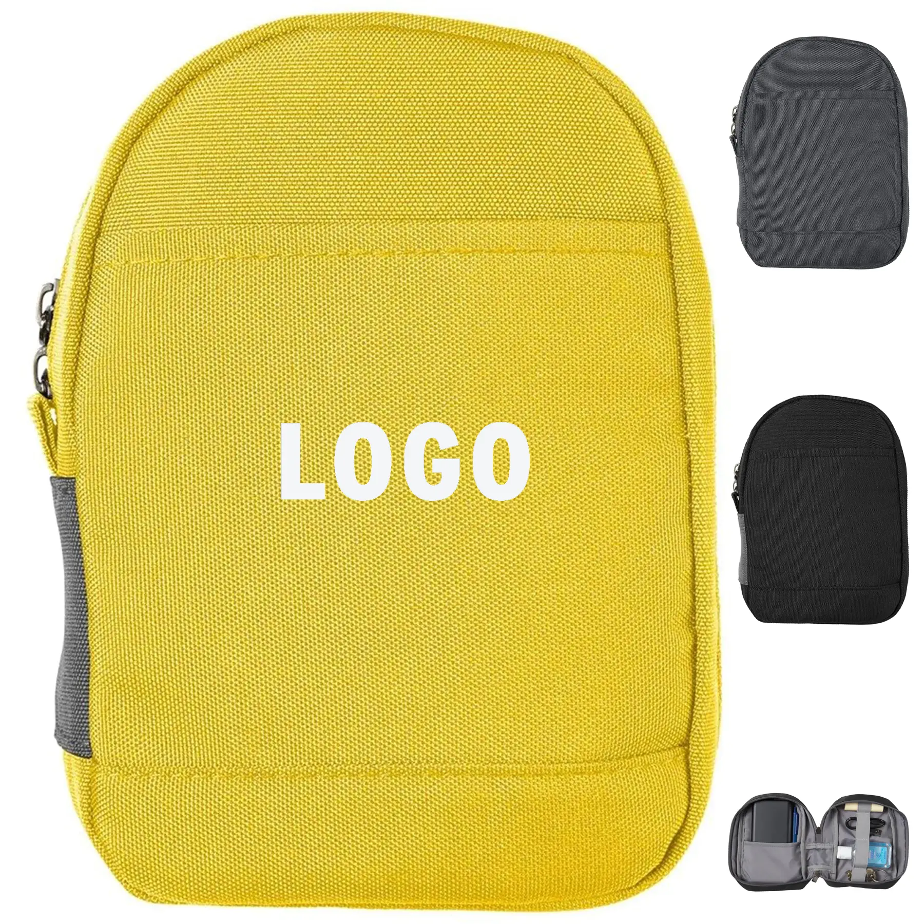 Multi-Function Travel Organizer Pouch - Eco-Friendly 600D Recycled Polyester 2