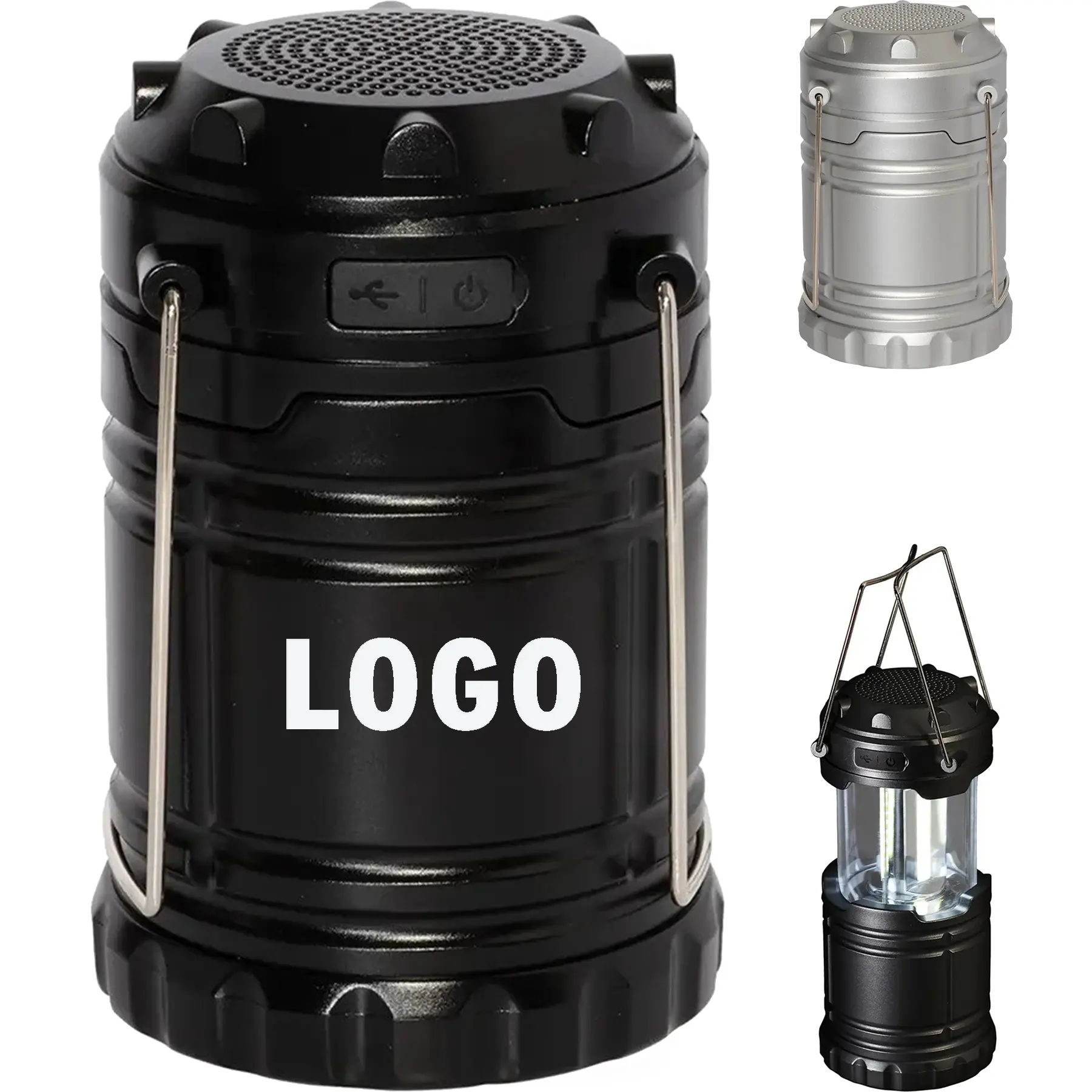 Portable Bluetooth Speaker Lantern with COB Light 2