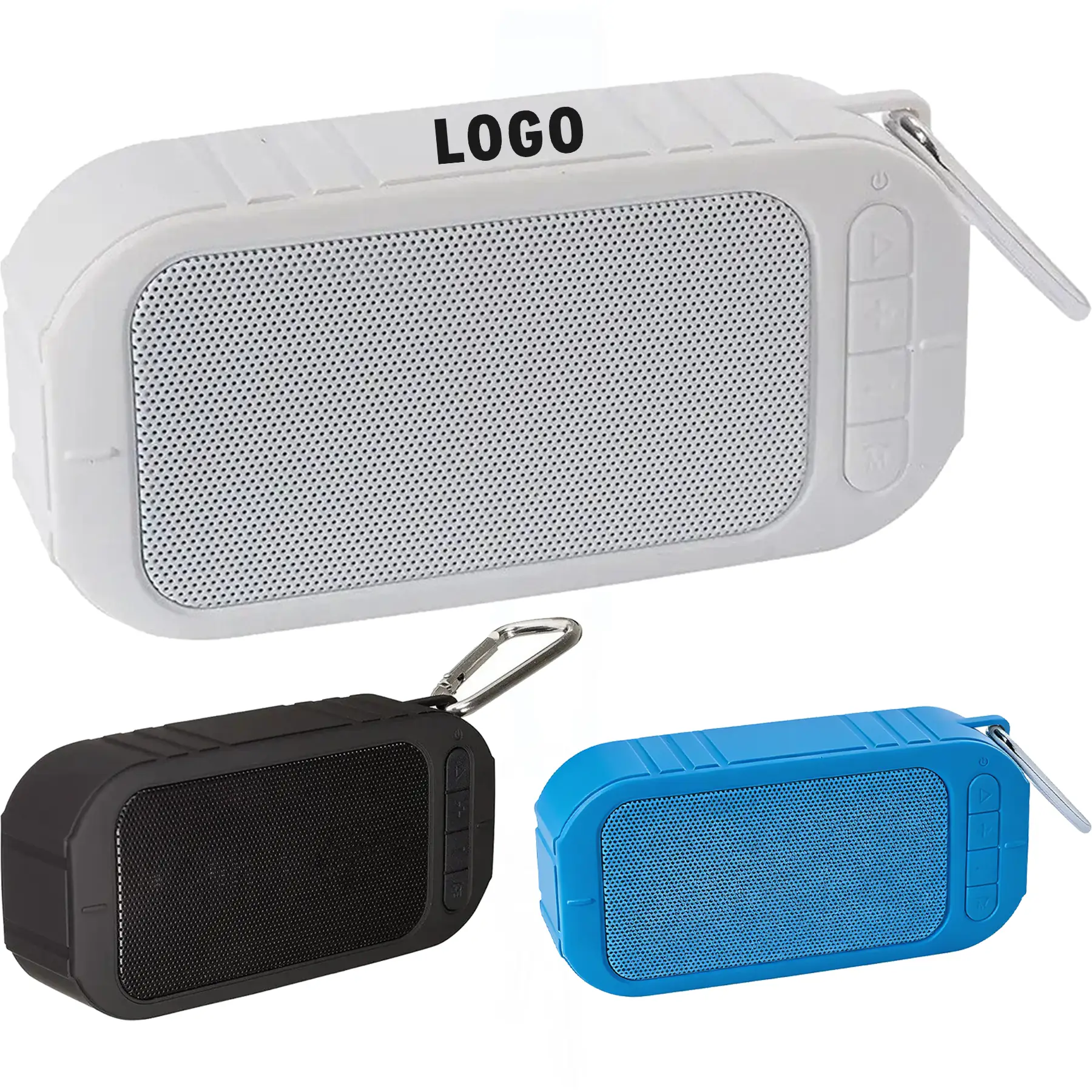Portable Wireless Shower Speaker with FM Radio and Hands-Free Mic 2