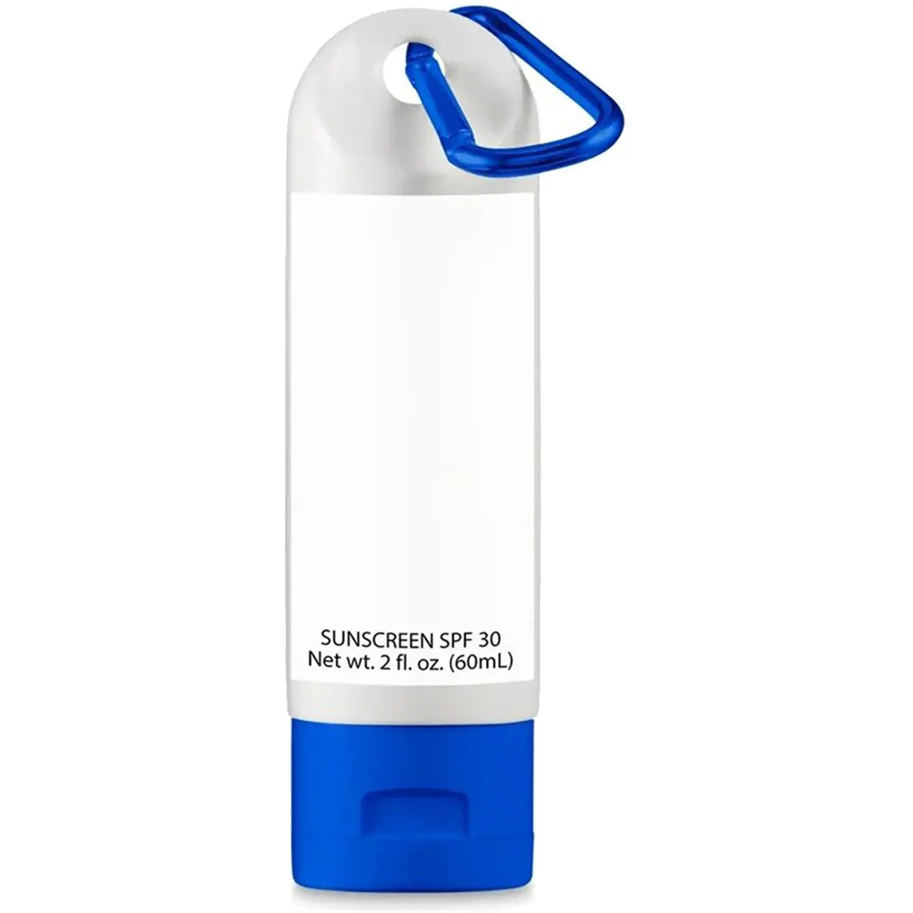 SPF 30 Sunscreen Lotion Carabiner Clip